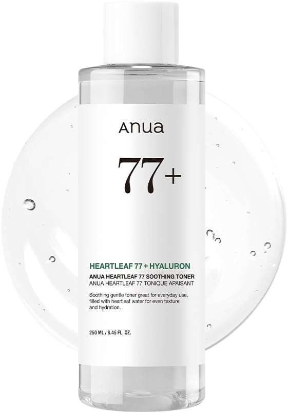 Heartleaf 77 Soothing Toner I Ph 5.5 Trouble Care, Calming Skin, Refreshing, Hydrating, Purifying, Cruelty Free, Vegan,(250Ml / 8.45 Fl.Oz.)