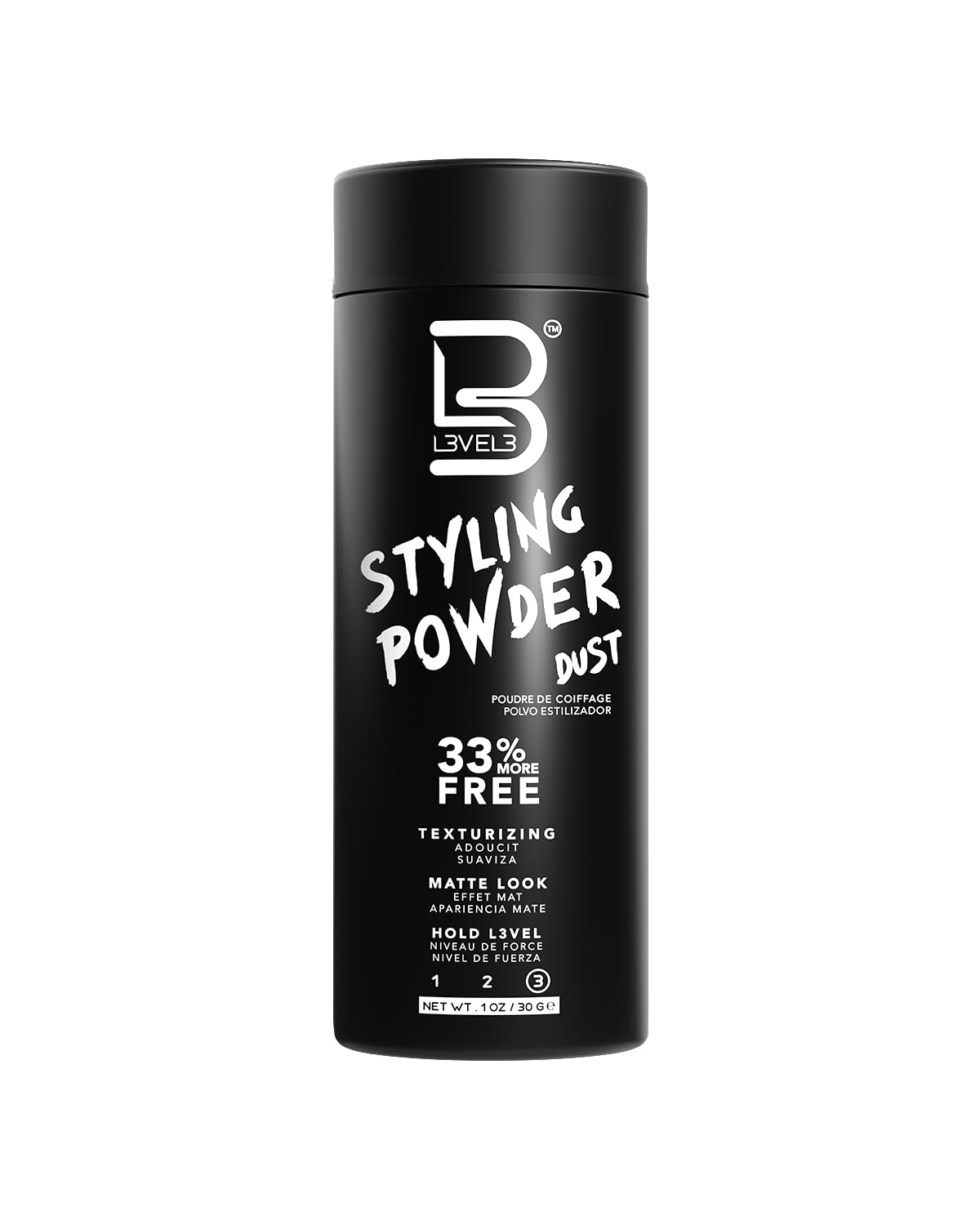 Level 3 Hair Styling Powder – Matte Finish, Volume & Texture