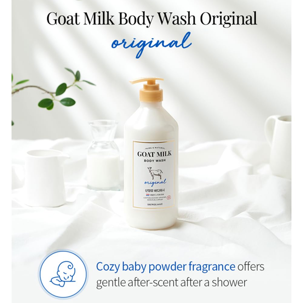Goat Milk Body Wash Original Baby Powder