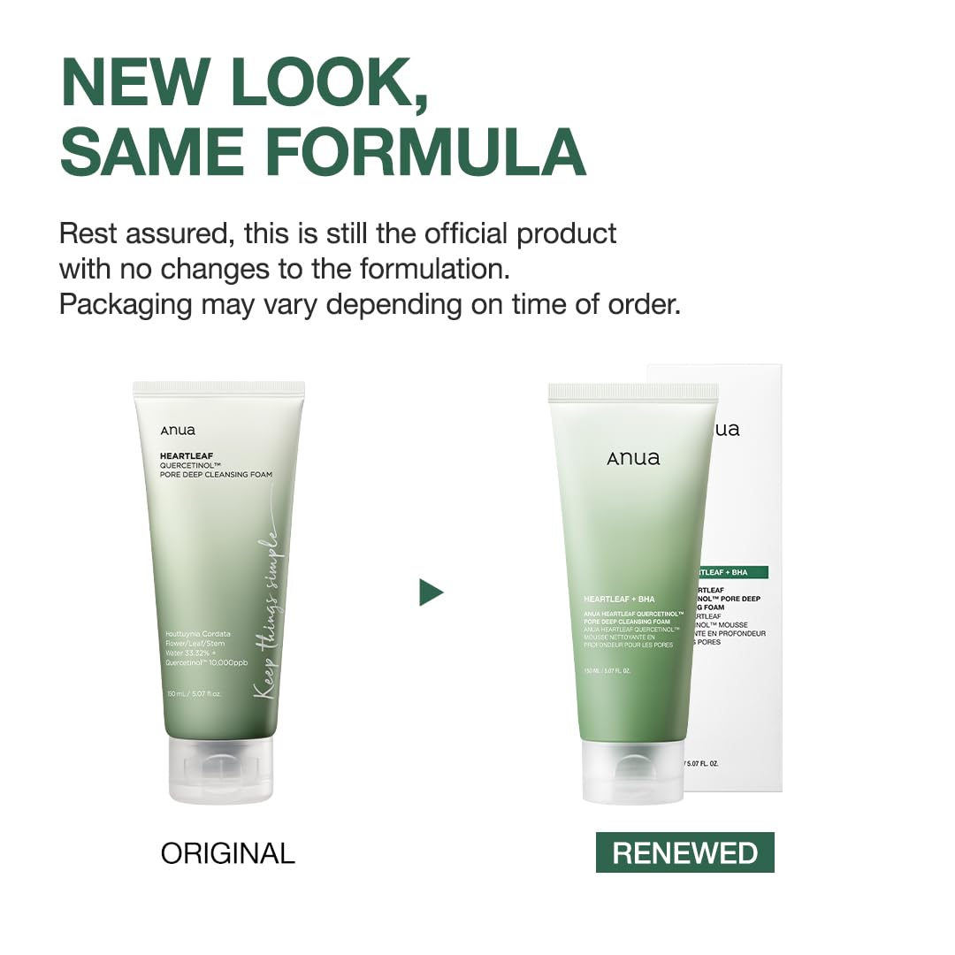 Anua Heartleaf Quercetinol Pore Cleansing Foam
