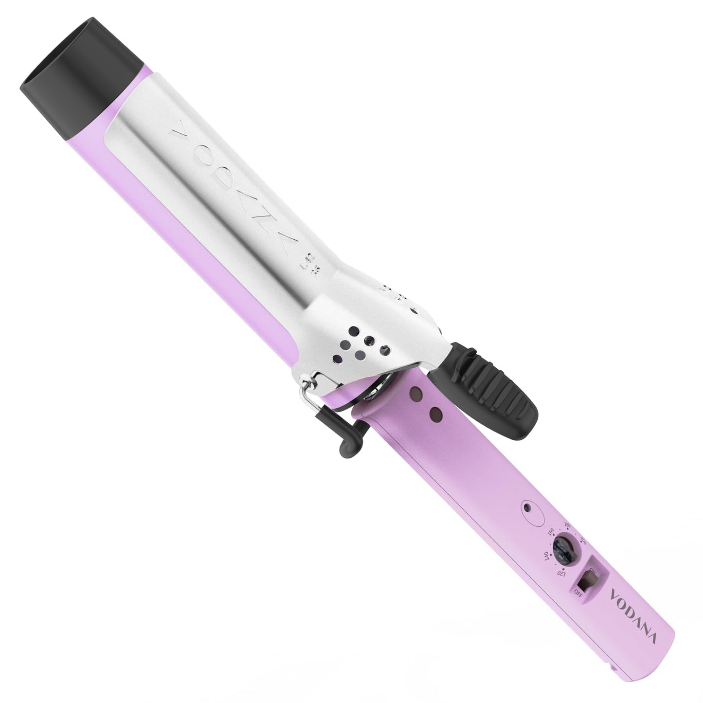 Professional Glamwave Ceramic Curling Iron with 5 Heat Settings