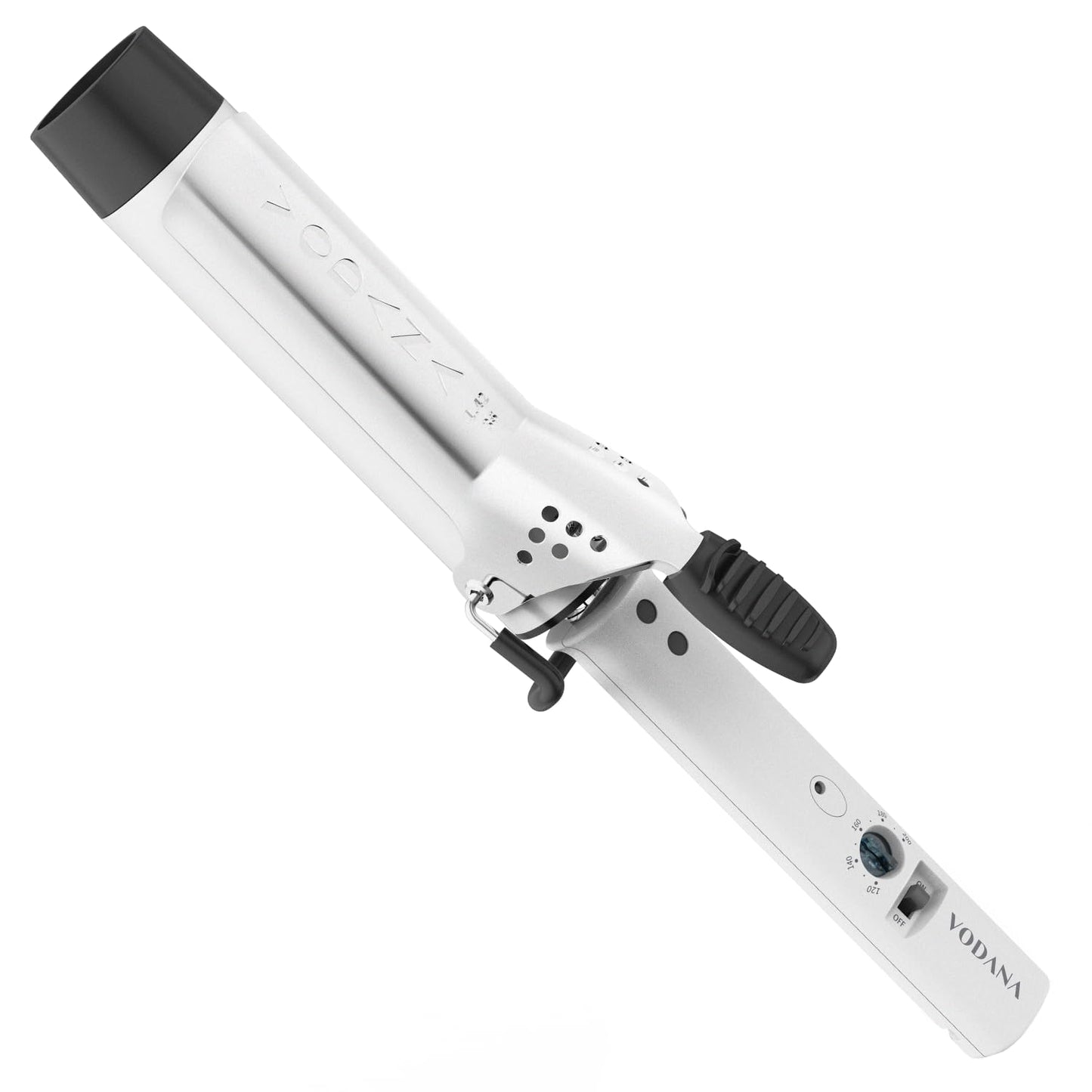 Professional Glamwave Ceramic Curling Iron with 5 Heat Settings