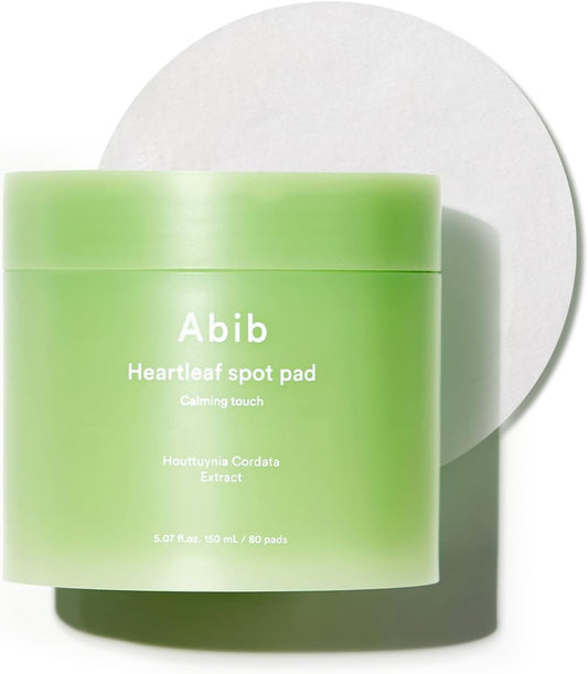 Abib Heartleaf Toner Pads – Calming, Hydrating & Exfoliating