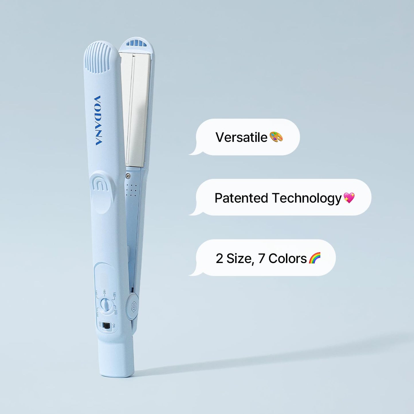 Professional Softbar Flat Iron with Patented Silicone Strip