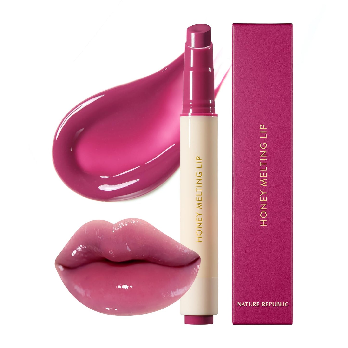 Honey Melting Lipstick – Glossy, Hydrating & Vibrant Color