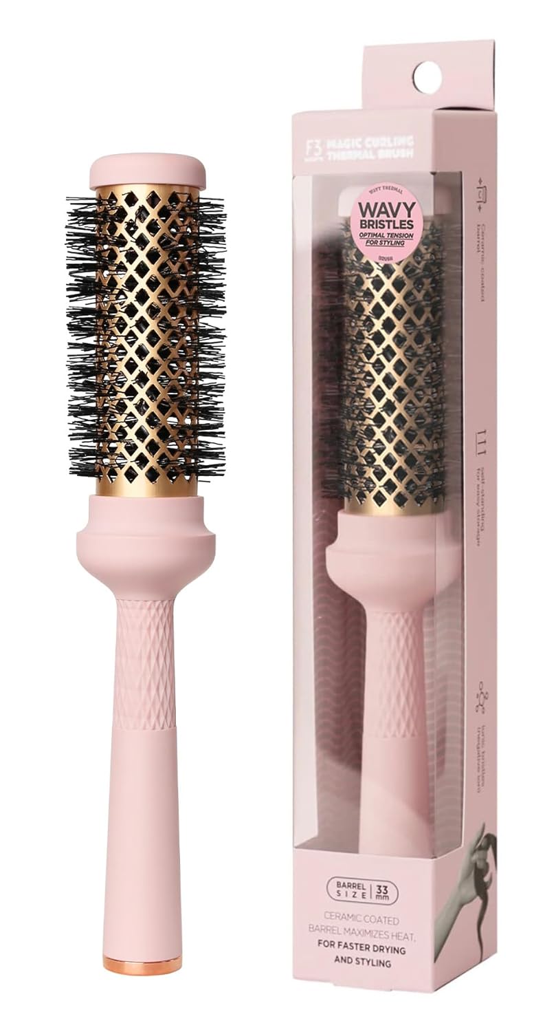 Magic Curling Thermal Brush - Ceramic Blowout with Even Heat