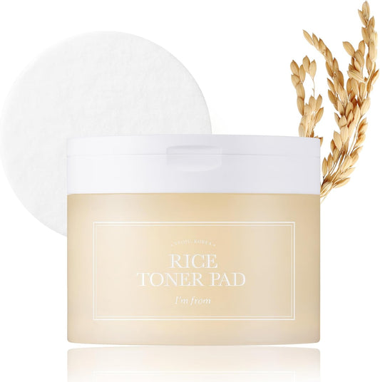 Rice Toner Pads – Triple-Layer Hydration & Radiance Care