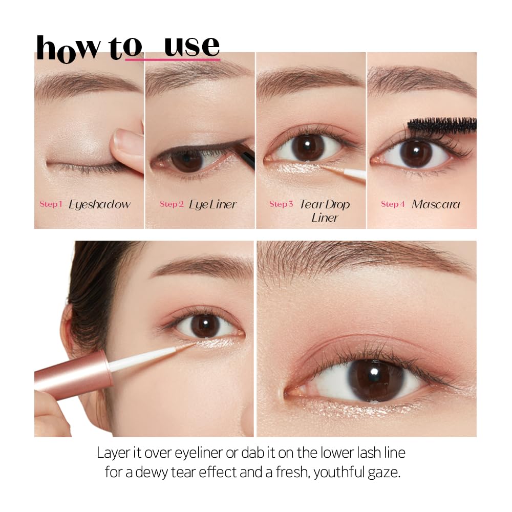 Crystal & Opal Glitter Eyeliner – Long-Lasting Korean Beauty