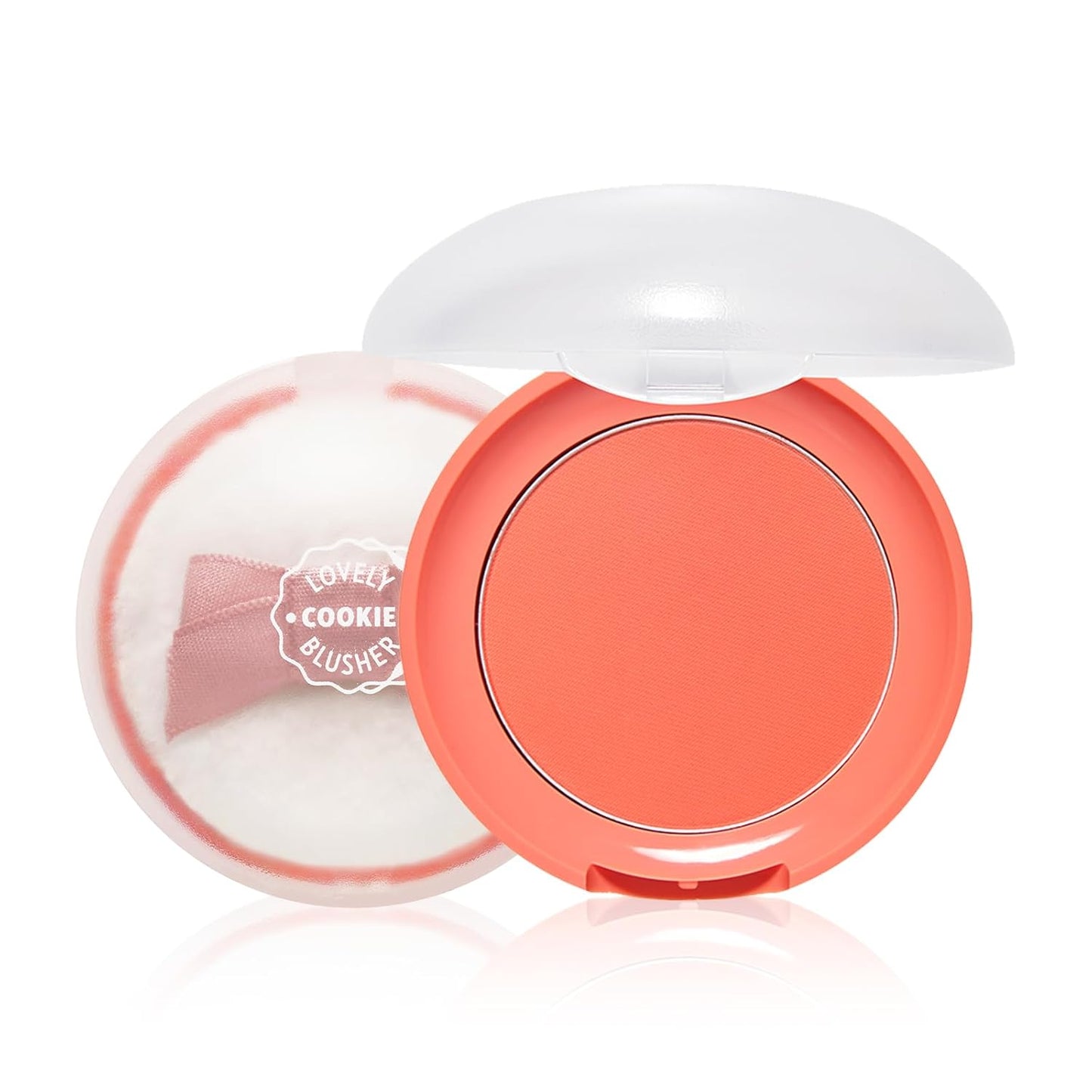 Long-Lasting Blush Powder – Soft Focus Glow with Puff Cushion