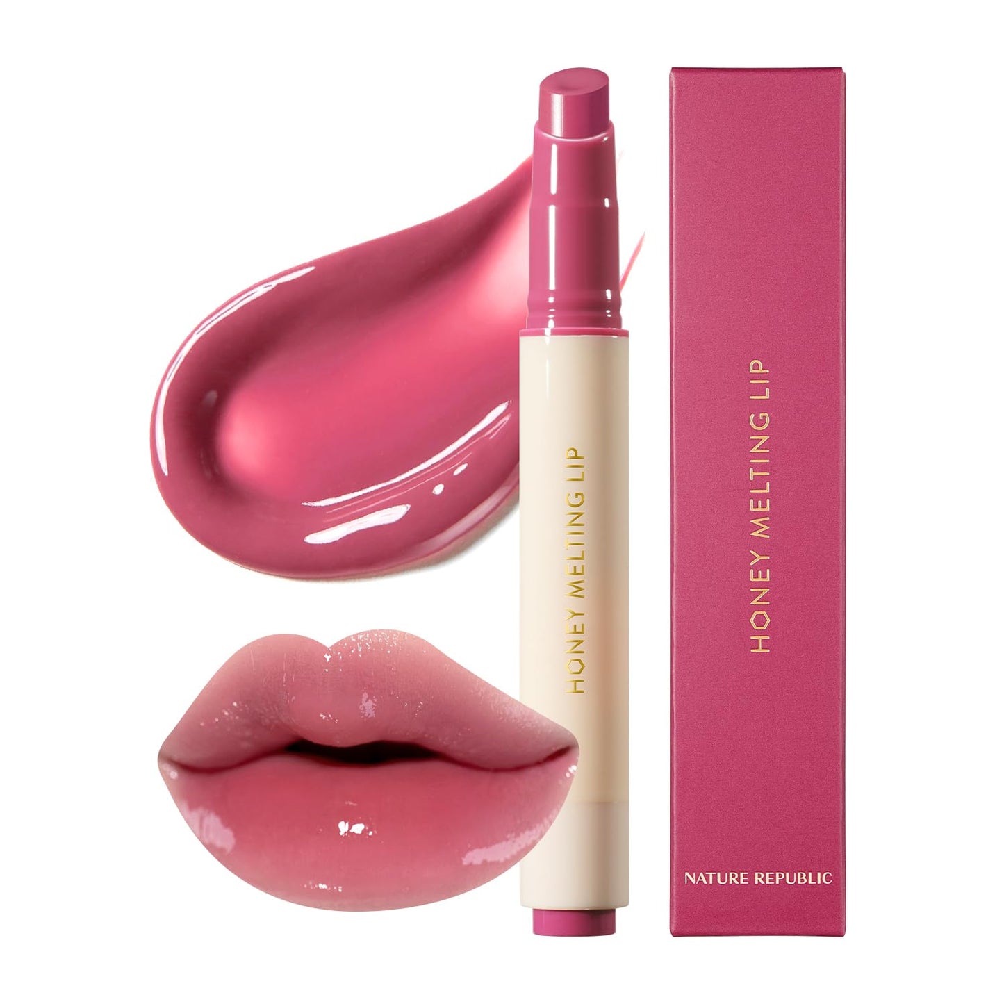Honey Melting Lipstick – Glossy, Hydrating & Vibrant Color