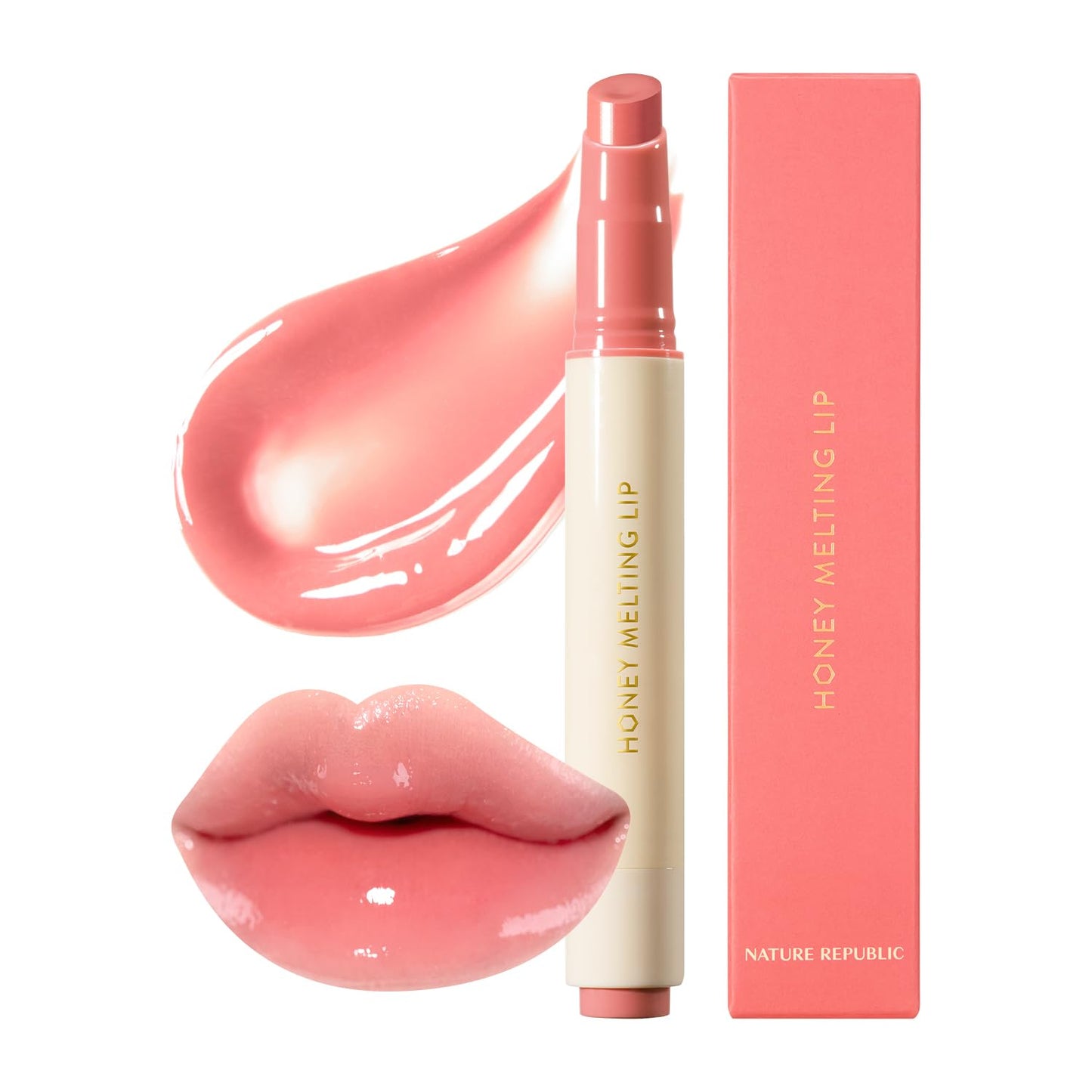Honey Melting Lipstick – Glossy, Hydrating & Vibrant Color