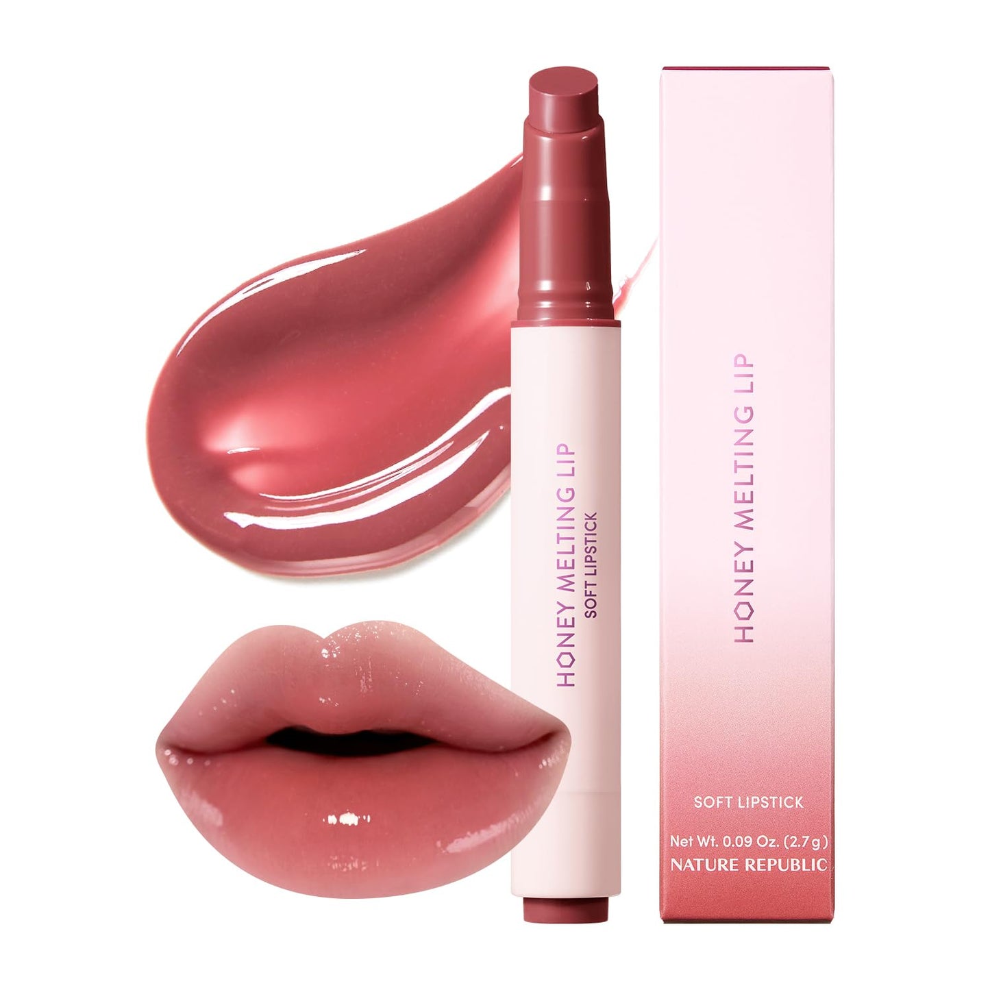 Honey Melting Lipstick – Glossy, Hydrating & Vibrant Color
