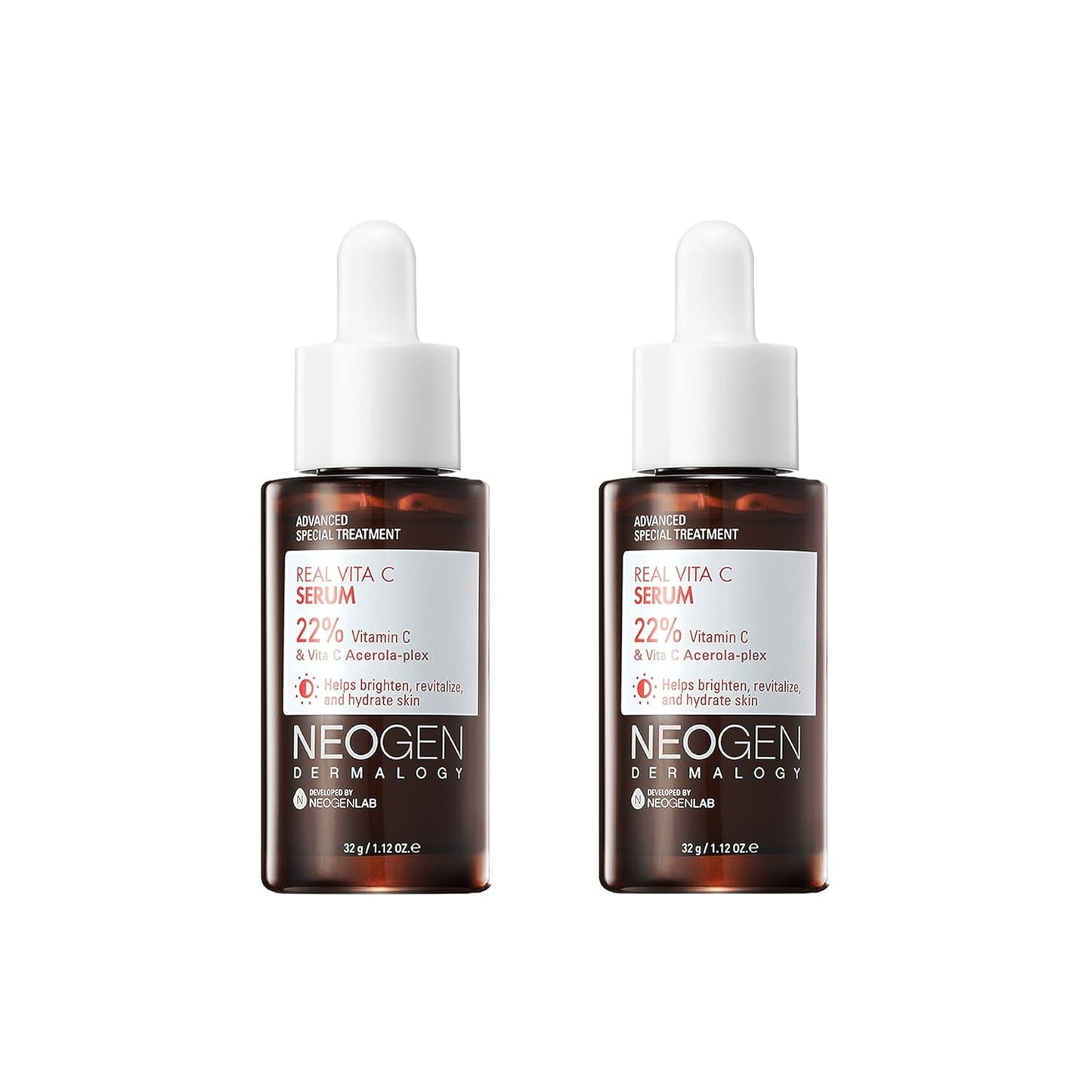 Neogen Dermalogy Real Serum Collection - Niacinamide, Vitamin C, Retinol, Bakuchiol, Panthenol, Peptide to Combat Acne, Pigmentation, Wrinkles, Dry Skin, Dullness - Korean Skin Care