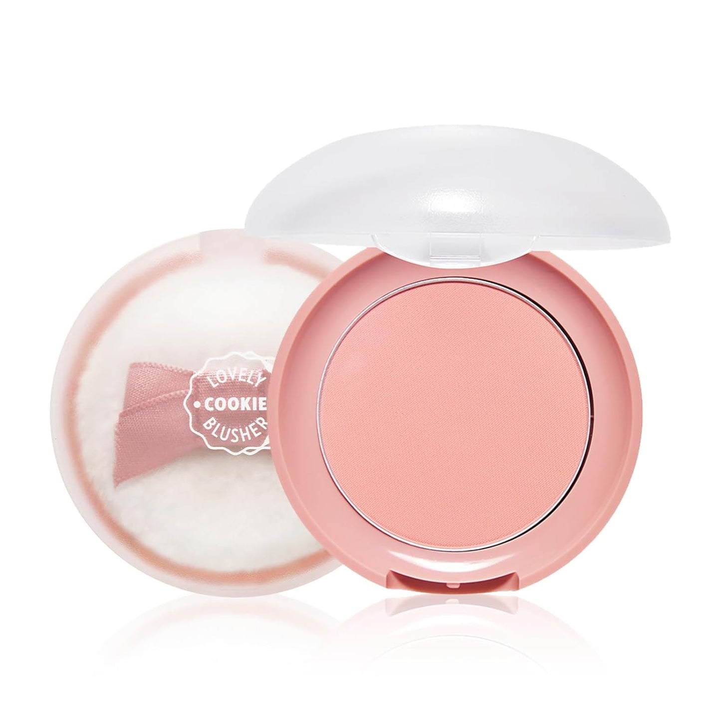Long-Lasting Blush Powder – Soft Focus Glow with Puff Cushion