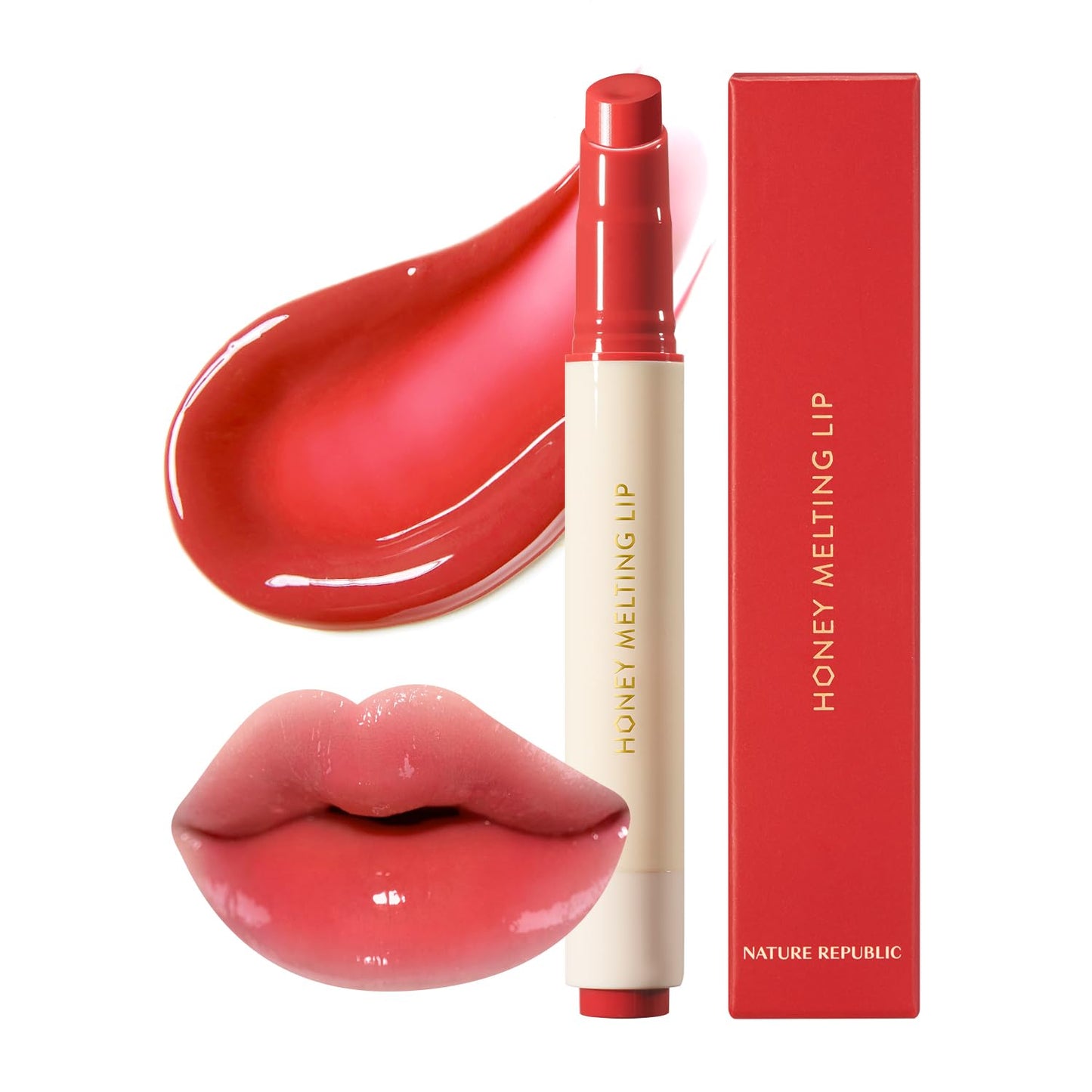 Honey Melting Lipstick – Glossy, Hydrating & Vibrant Color