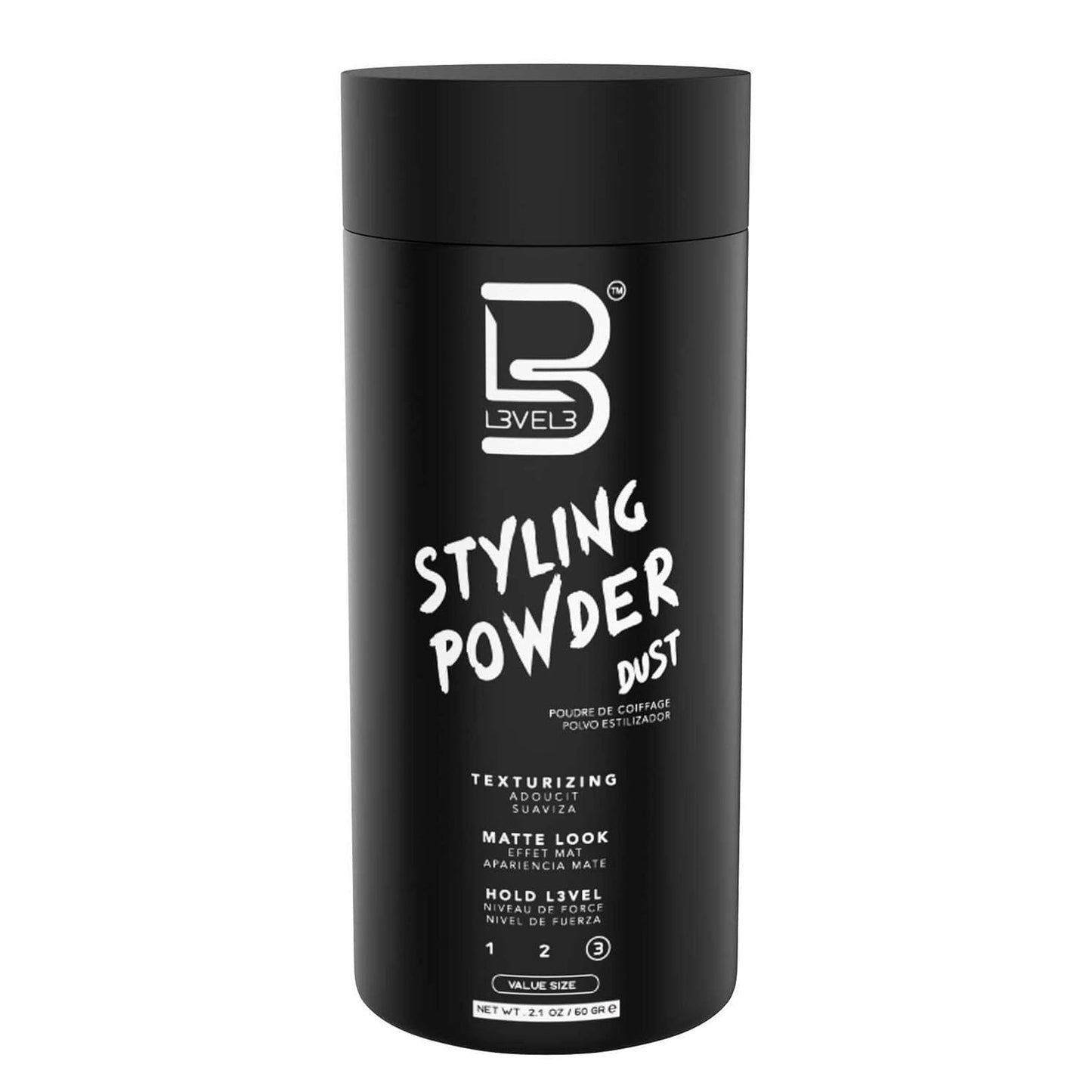 Level 3 Hair Styling Powder – Matte Finish, Volume & Texture