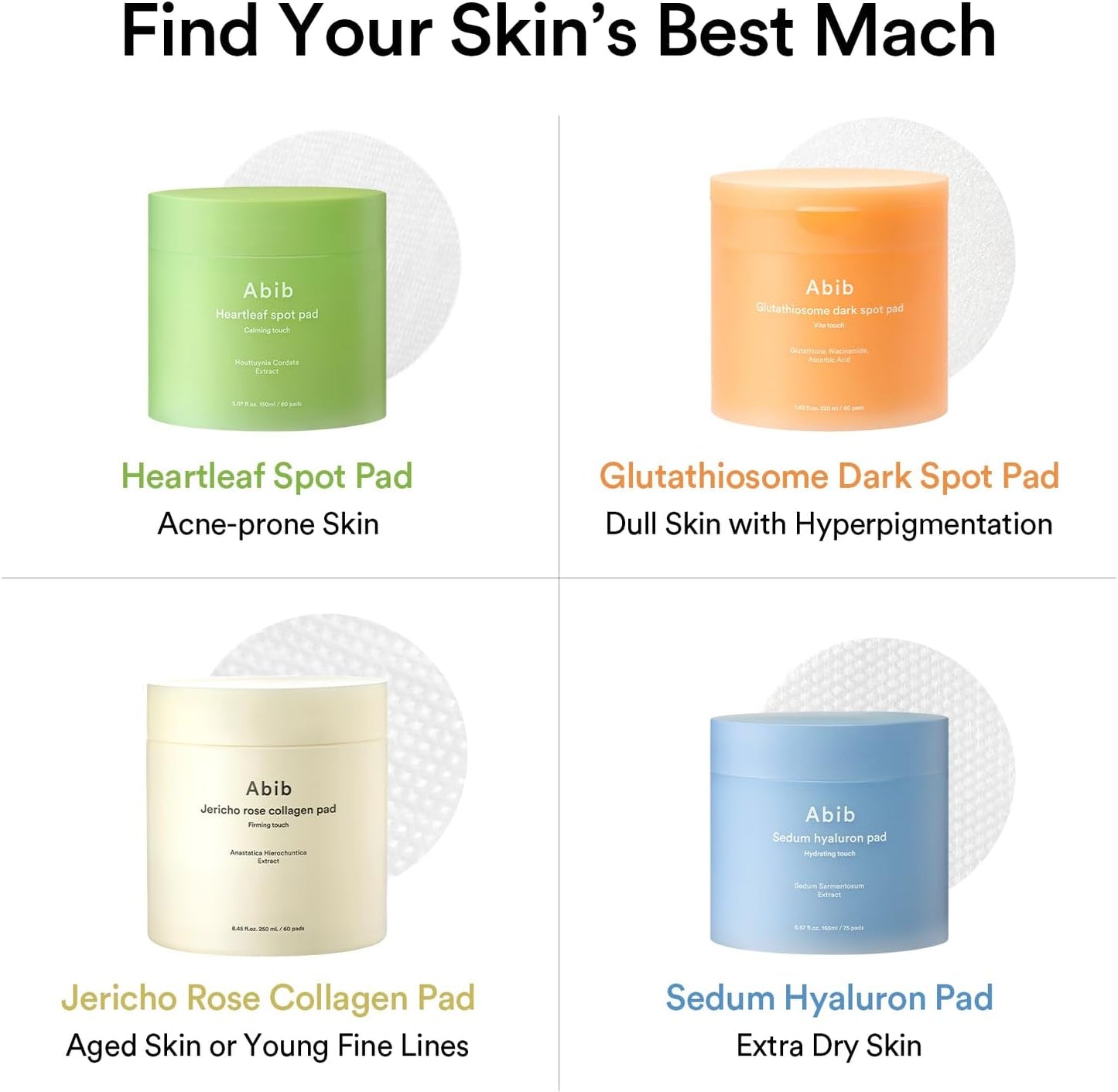 Abib Heartleaf Toner Pads – Calming, Hydrating & Exfoliating