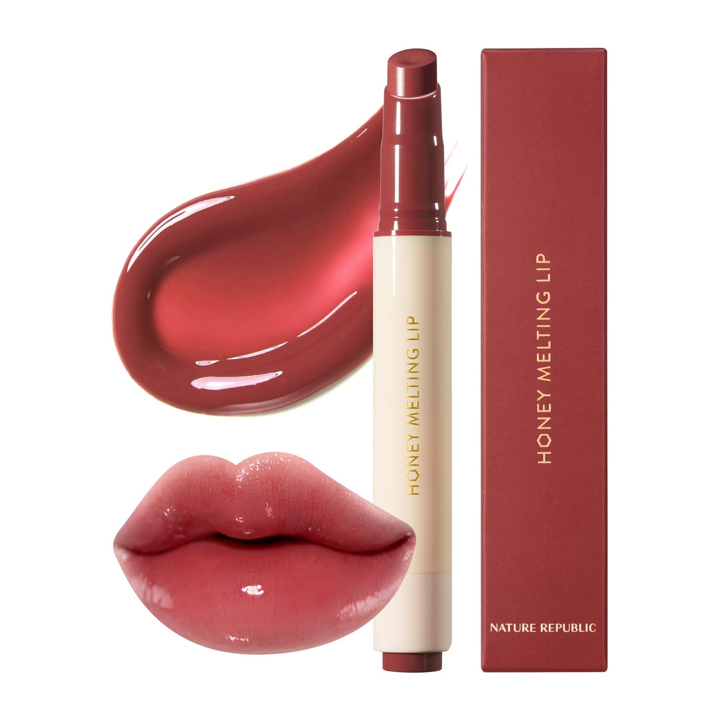Honey Melting Lipstick – Glossy, Hydrating & Vibrant Color