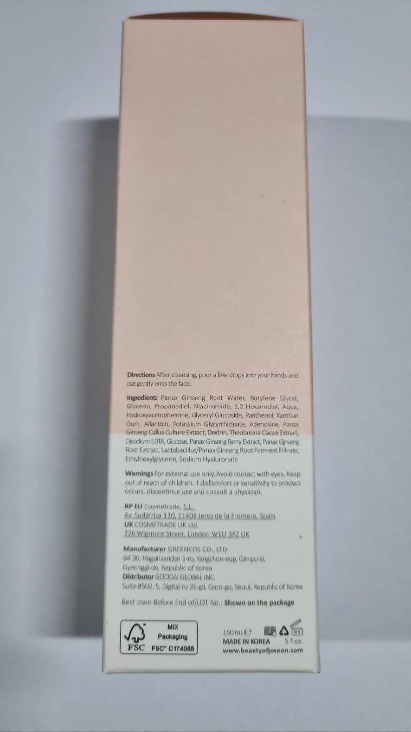 Beauty of Joseon Ginseng Essence Water – Hydrating & Radiant