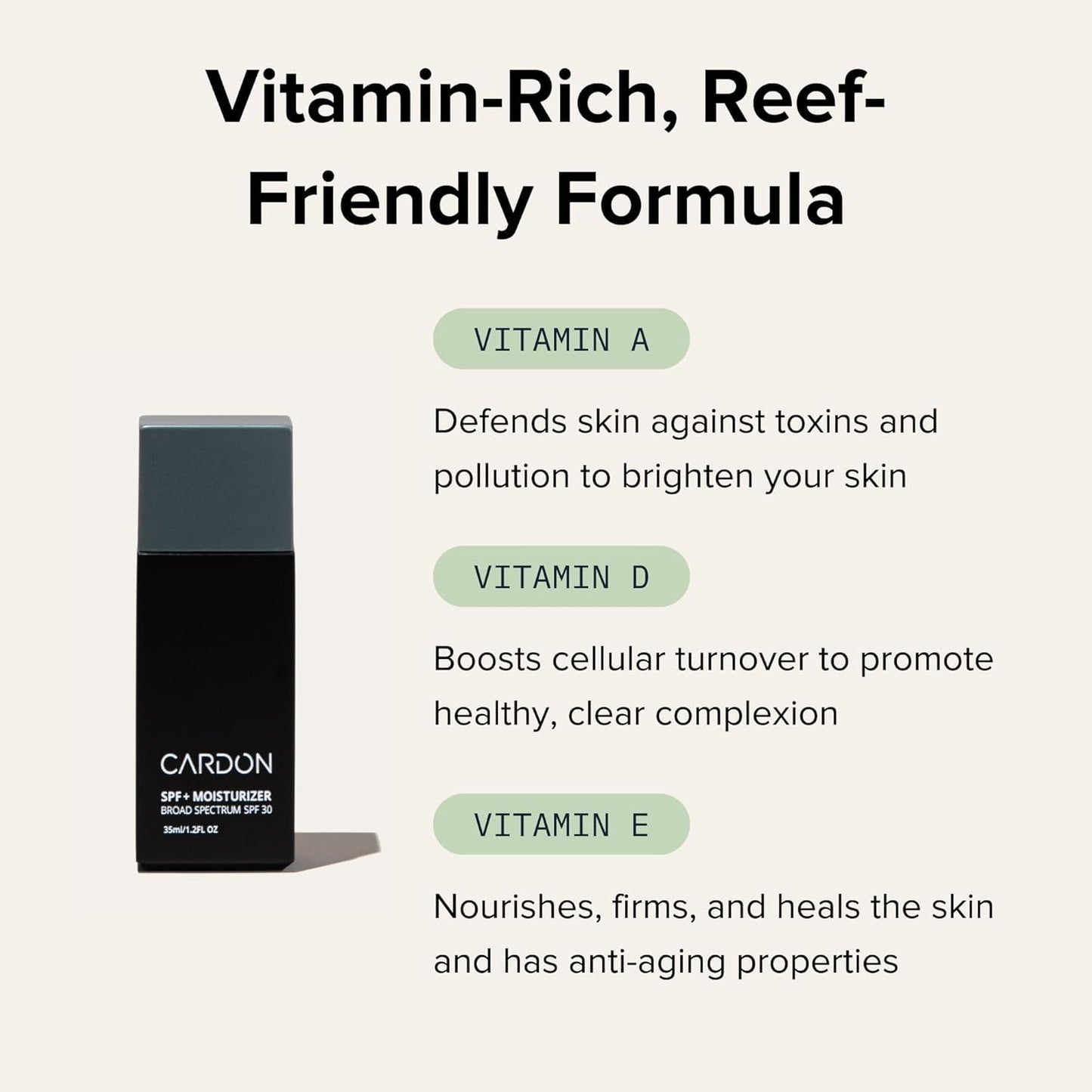 Cardon Men’s SPF 30 Moisturizer – Hydration & Sun Protection