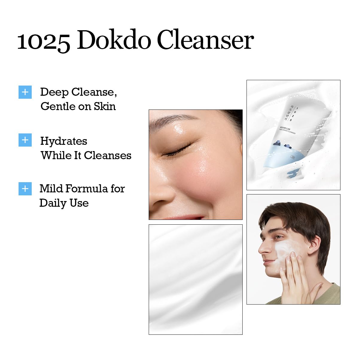 Low pH Gentle Facial Cleanser – Hydrating & Soothing Foam Wash