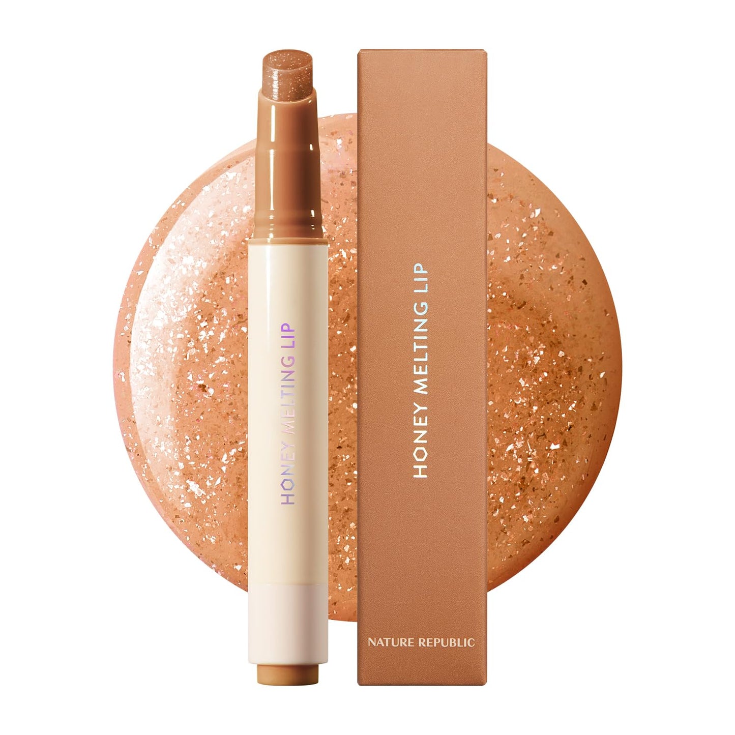 Honey Melting Lipstick – Glossy, Hydrating & Vibrant Color
