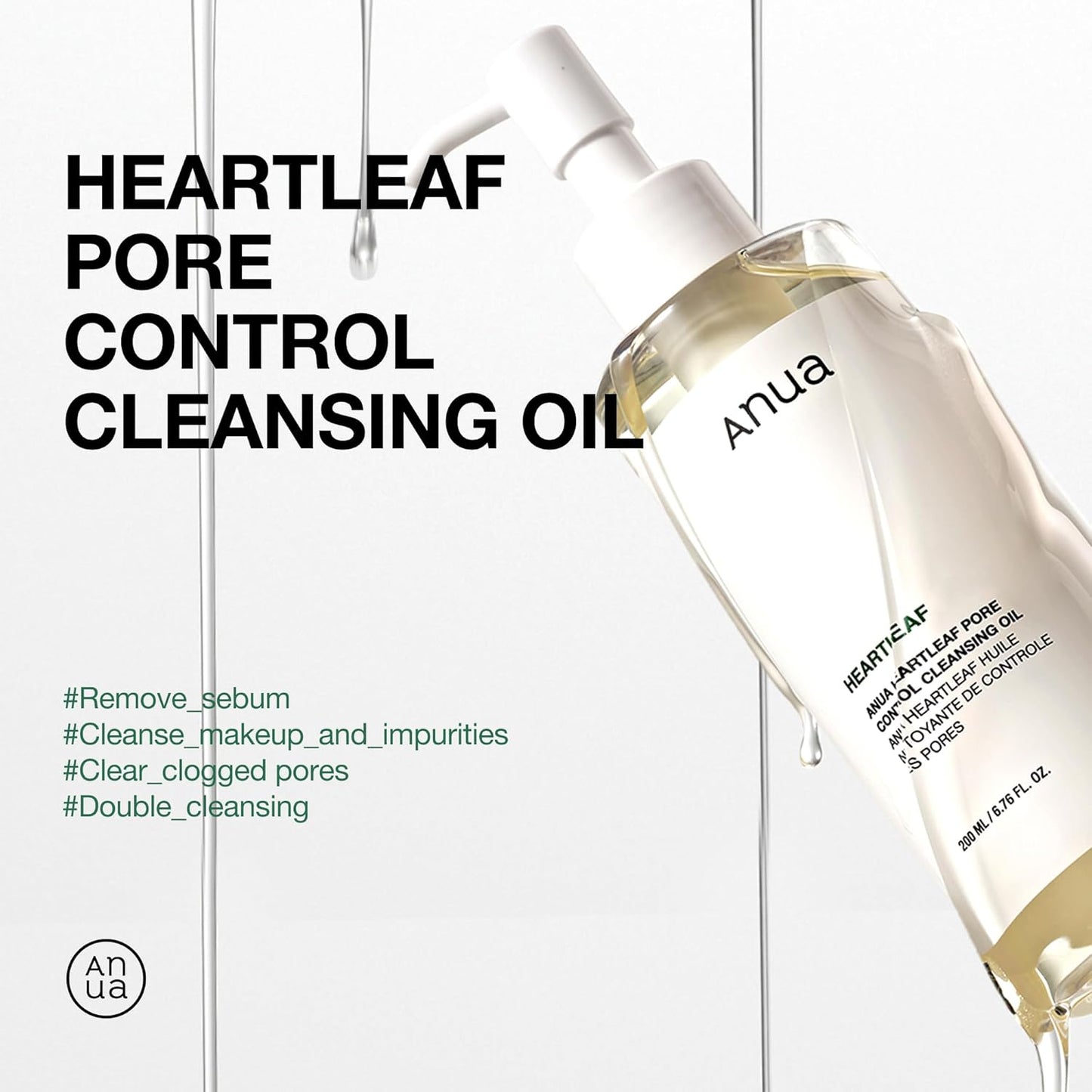Heartleaf Cleansing Oil – Gentle Makeup & Sebum Remover
