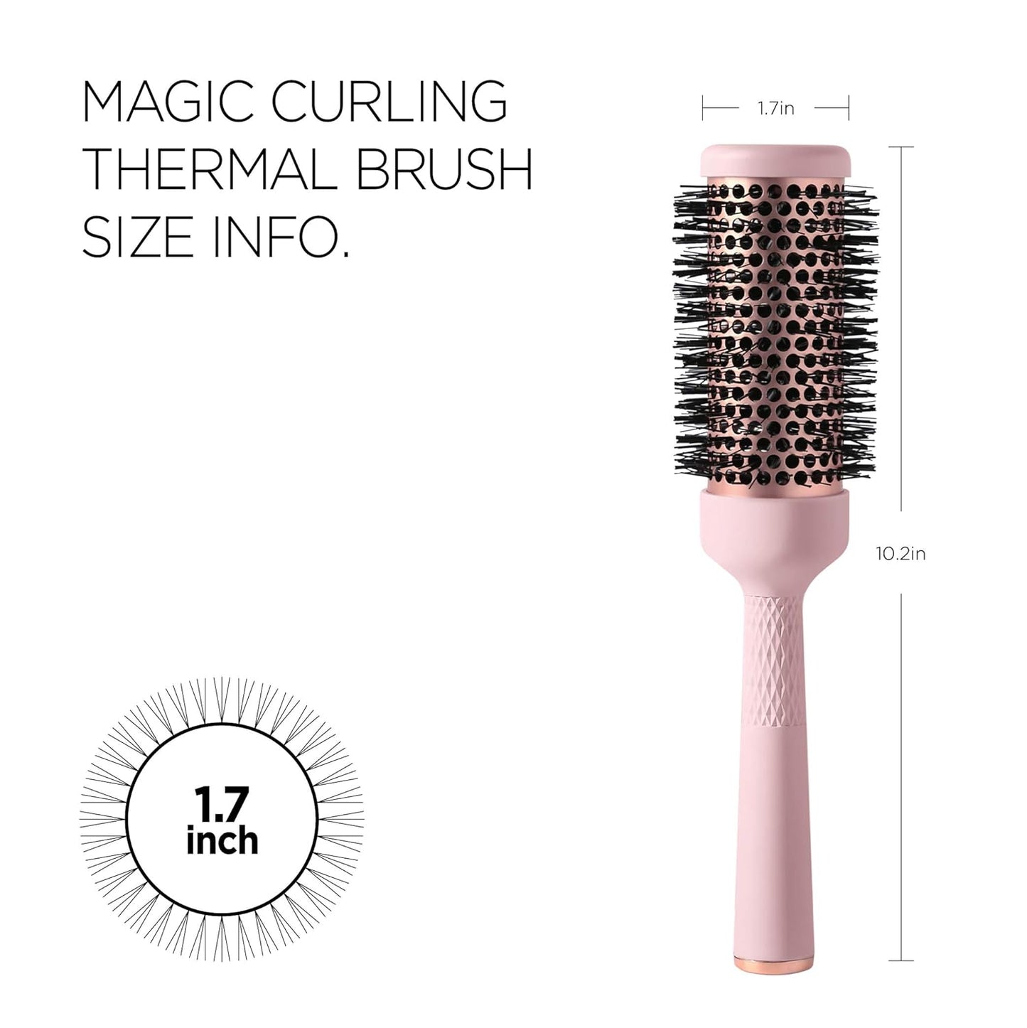 Magic Curling Thermal Brush - Ceramic Blowout with Even Heat