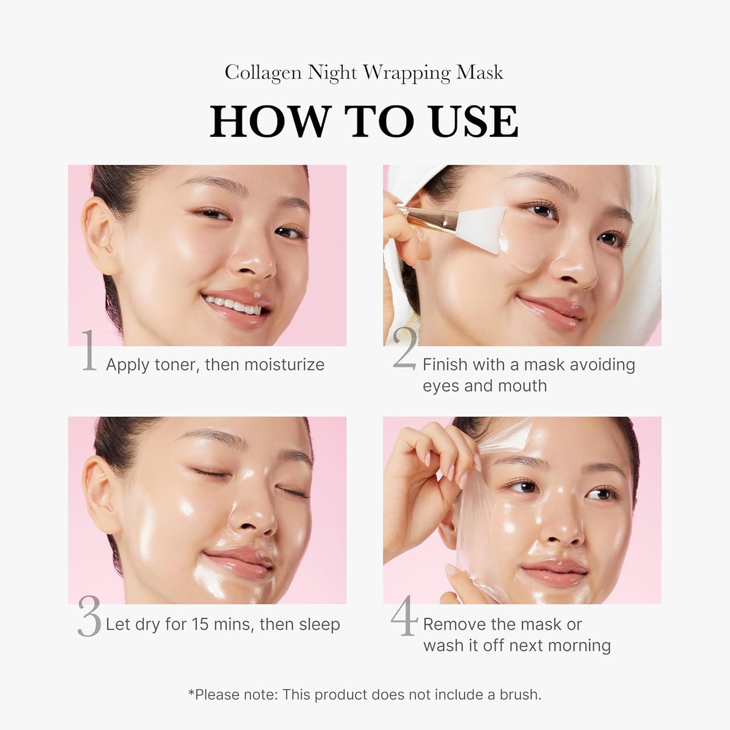 Collagen Night Wrapping Mask – Overnight Elasticity Booster