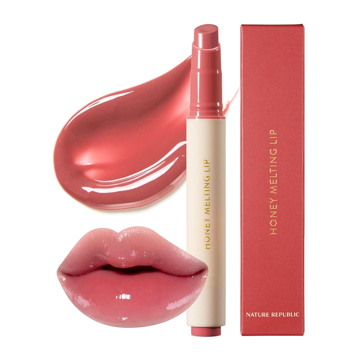 Honey Melting Lipstick – Glossy, Hydrating & Vibrant Color