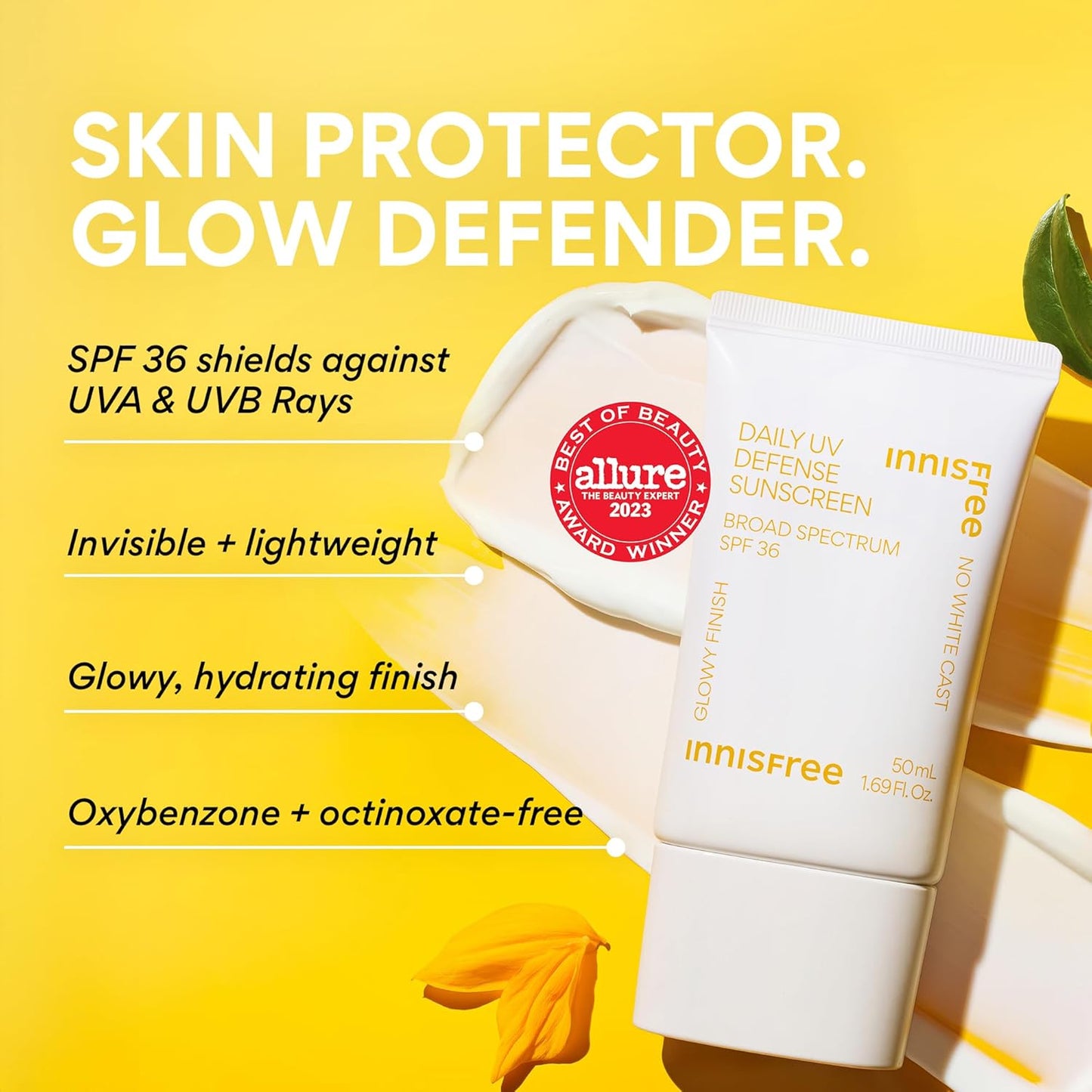 Lightweight Korean Sunscreen SPF 36 – Hydrating & Soothing Care