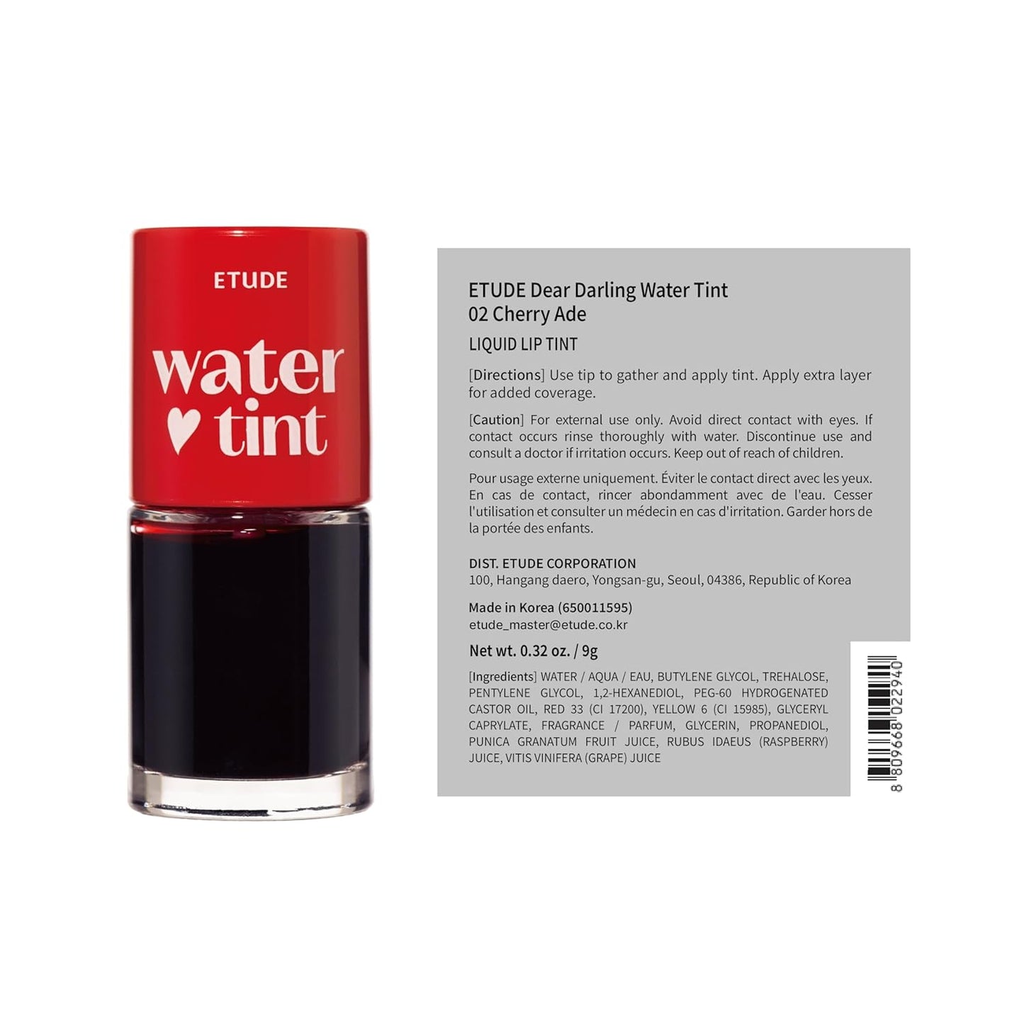 Dear Darling Water Lip Tint – Long-Lasting Hydrating Color