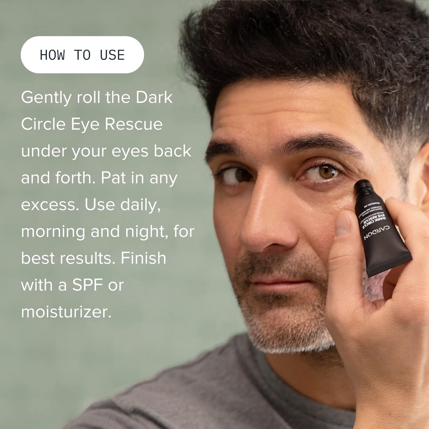 Cardon | Dark Circle Rescue for Men and Women | under Eye Roller Eye Stick Massager for Puffy Eyes, Dark Circles, Bags, Wrinkles | Made with Peptides, Niacinamide, Hyaluronic Acid