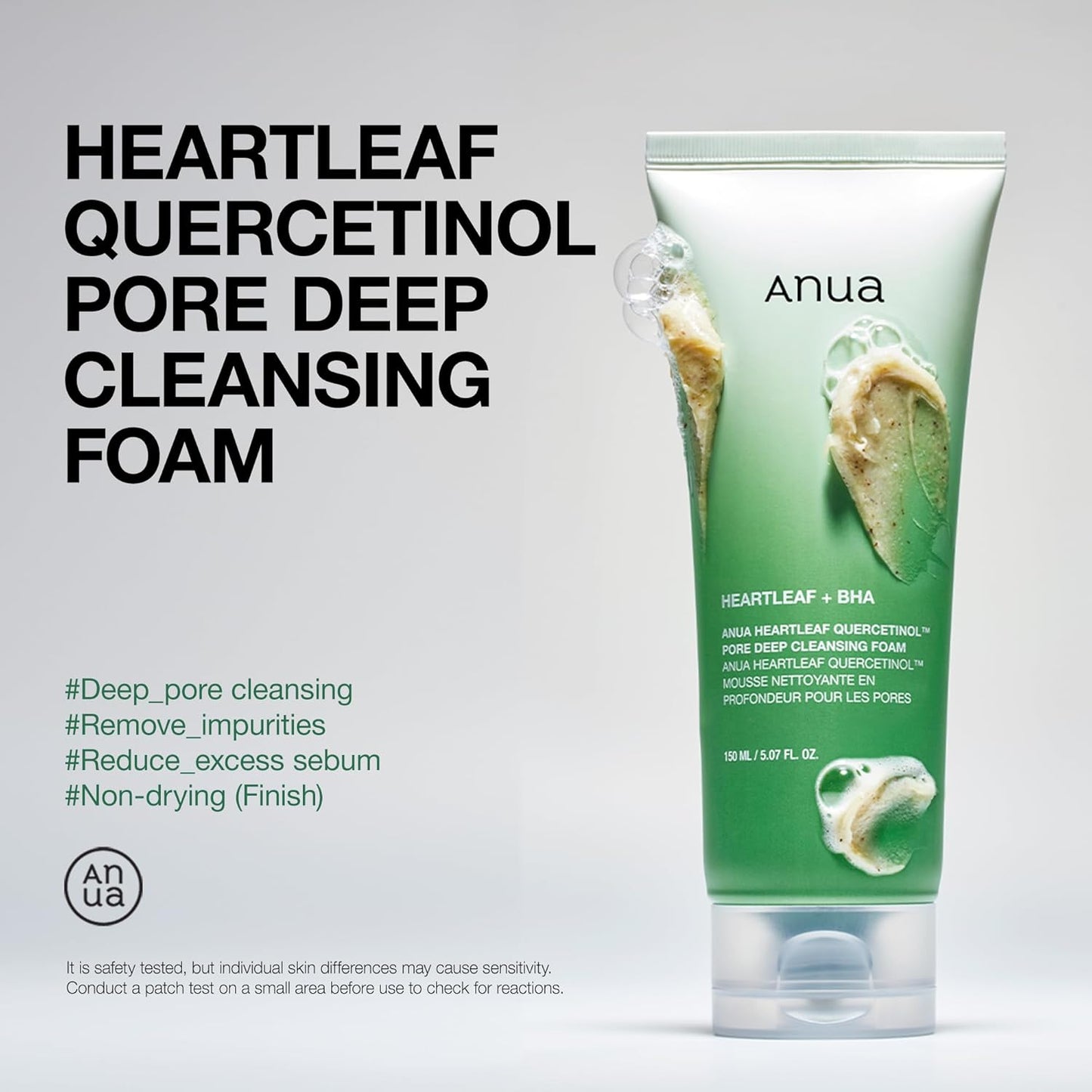 Anua Heartleaf Quercetinol Pore Cleansing Foam
