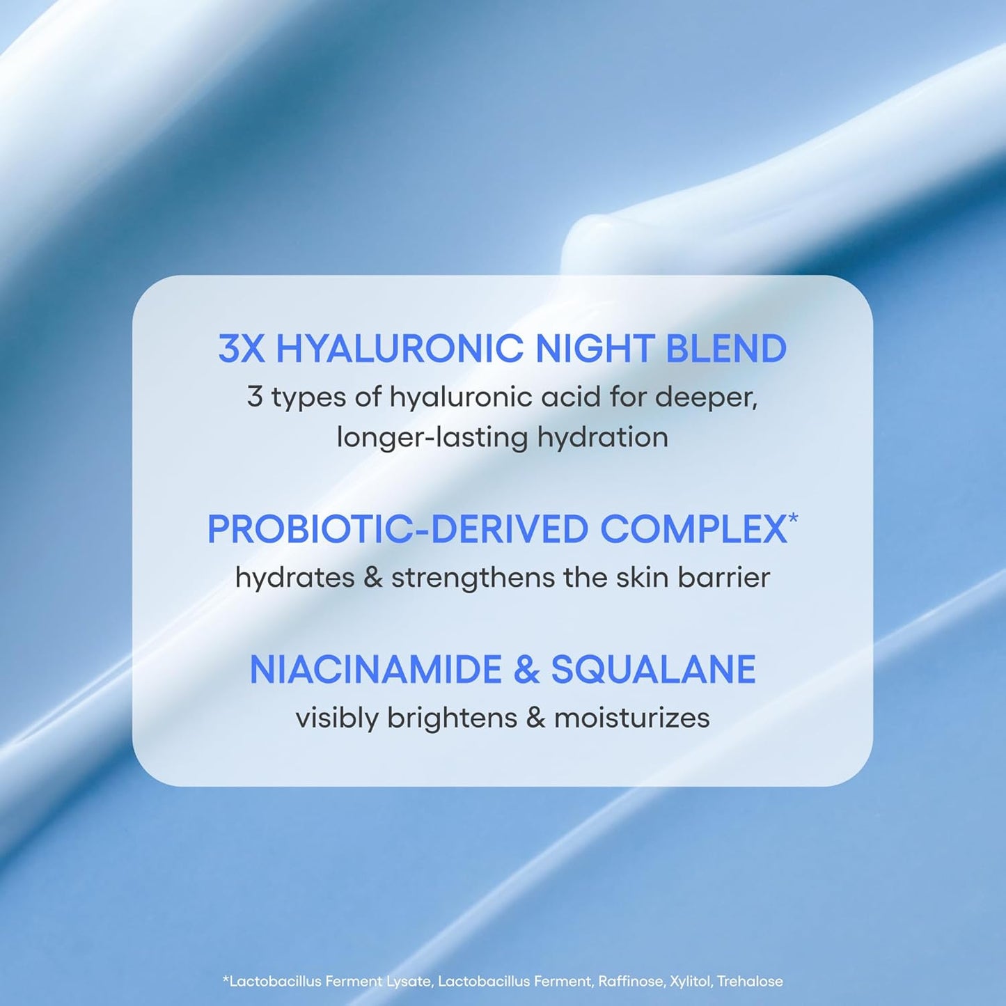 Overnight Hydration Cream – With Squalane, Niacinamide & Ceramides