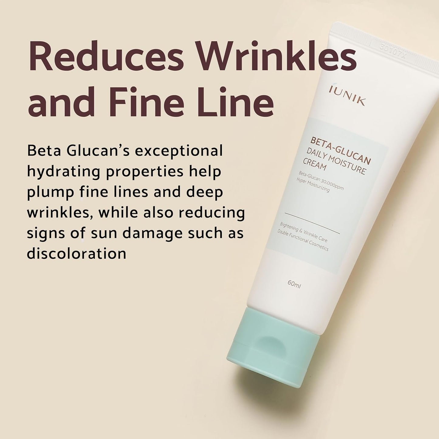 IUNIK Beta-Glucan Daily Moisture Cream – Long-Lasting Hydration
