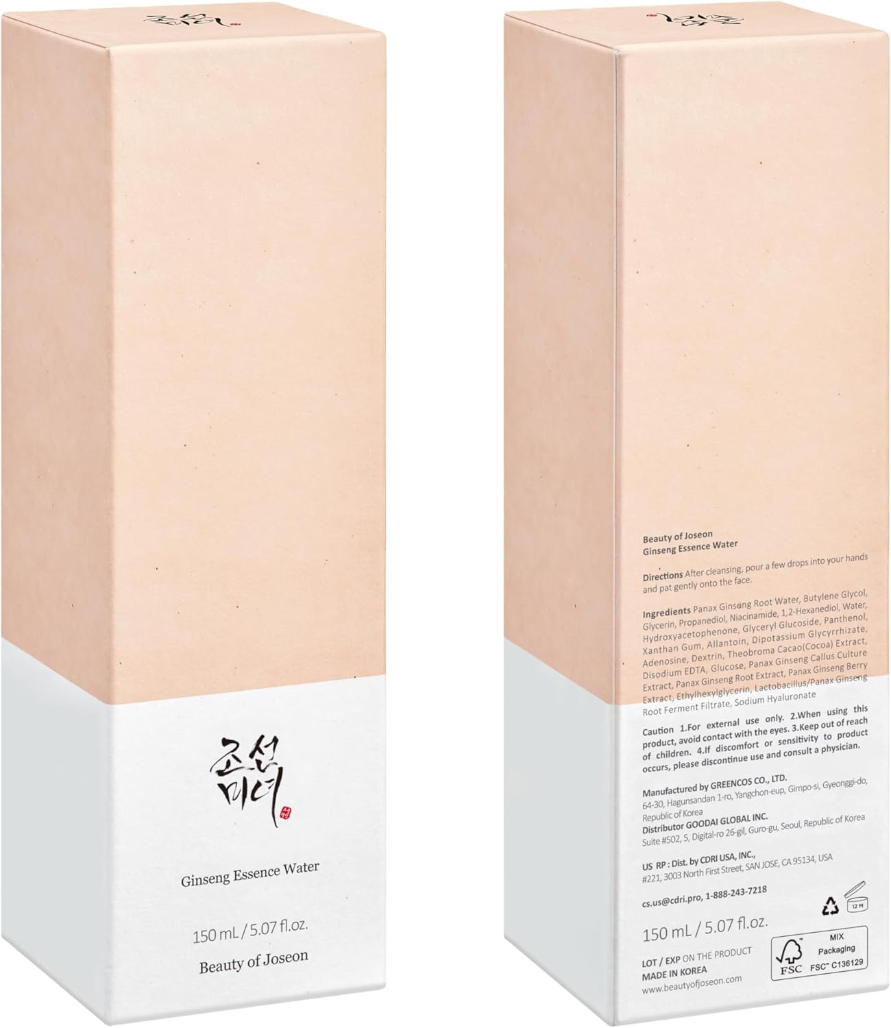 Beauty of Joseon Ginseng Essence Water – Hydrating & Radiant
