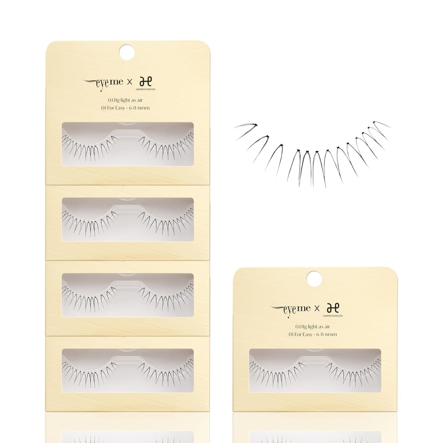 EYEME Korean False Eyelashes – Natural K-Idol Inspired Look