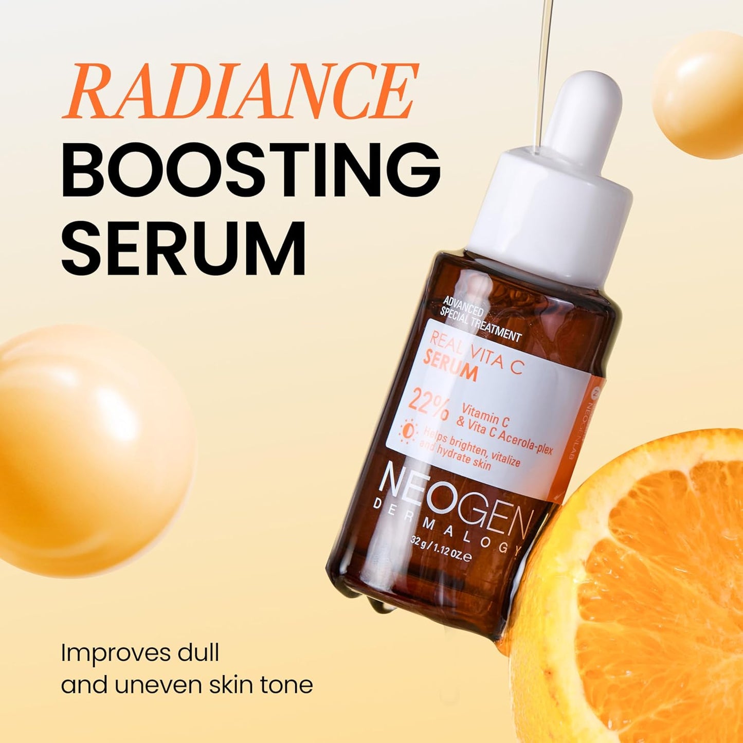Neogen Dermalogy Real Serum Collection - Niacinamide, Vitamin C, Retinol, Bakuchiol, Panthenol, Peptide to Combat Acne, Pigmentation, Wrinkles, Dry Skin, Dullness - Korean Skin Care