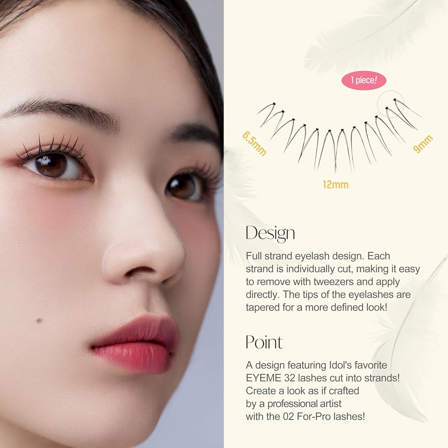 EYEME Korean False Eyelashes – Natural K-Idol Inspired Look