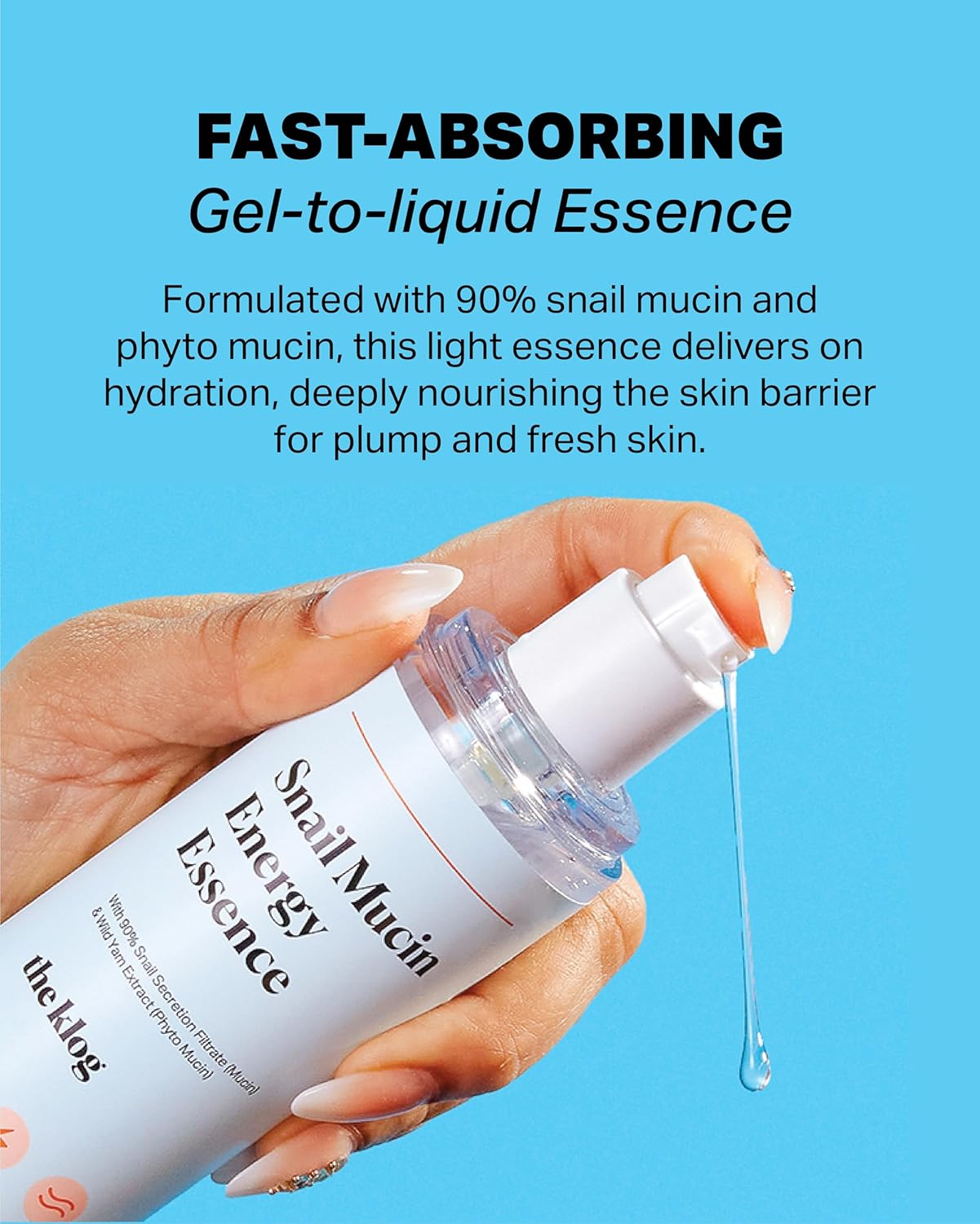 Snail Mucin Energy Essence – 90% Hydration & Skin Repair