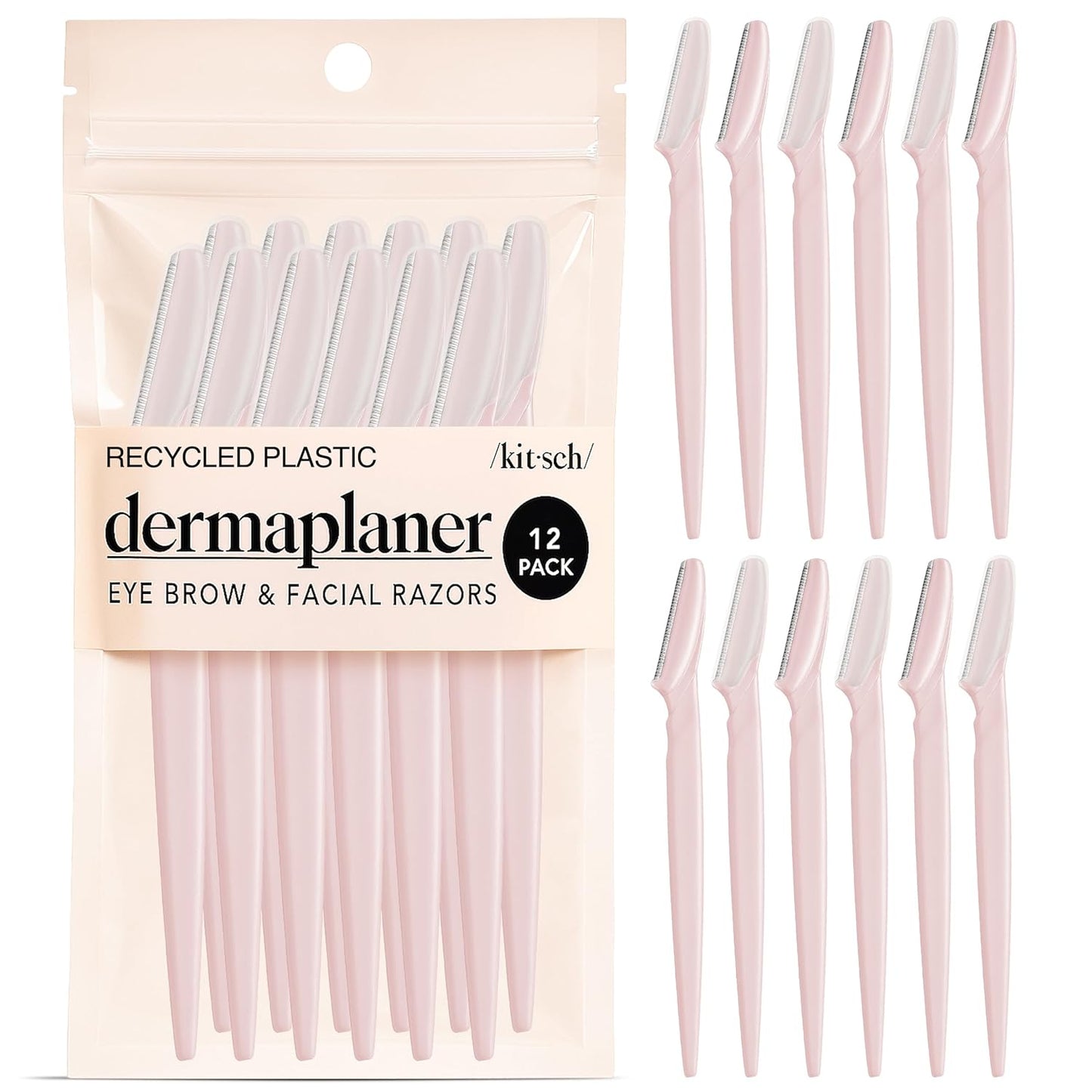 Face Razors for Women & Men – 12pc Dermaplane Exfoliating Set