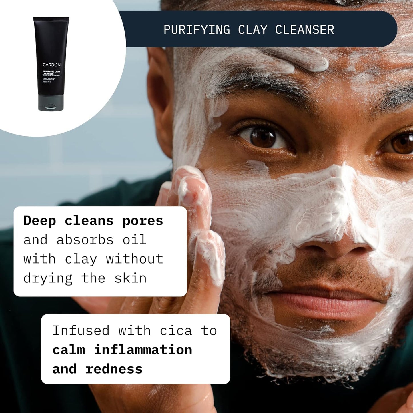 Cardon Men’s Skincare Set – Cleanse, Moisturize & Protect