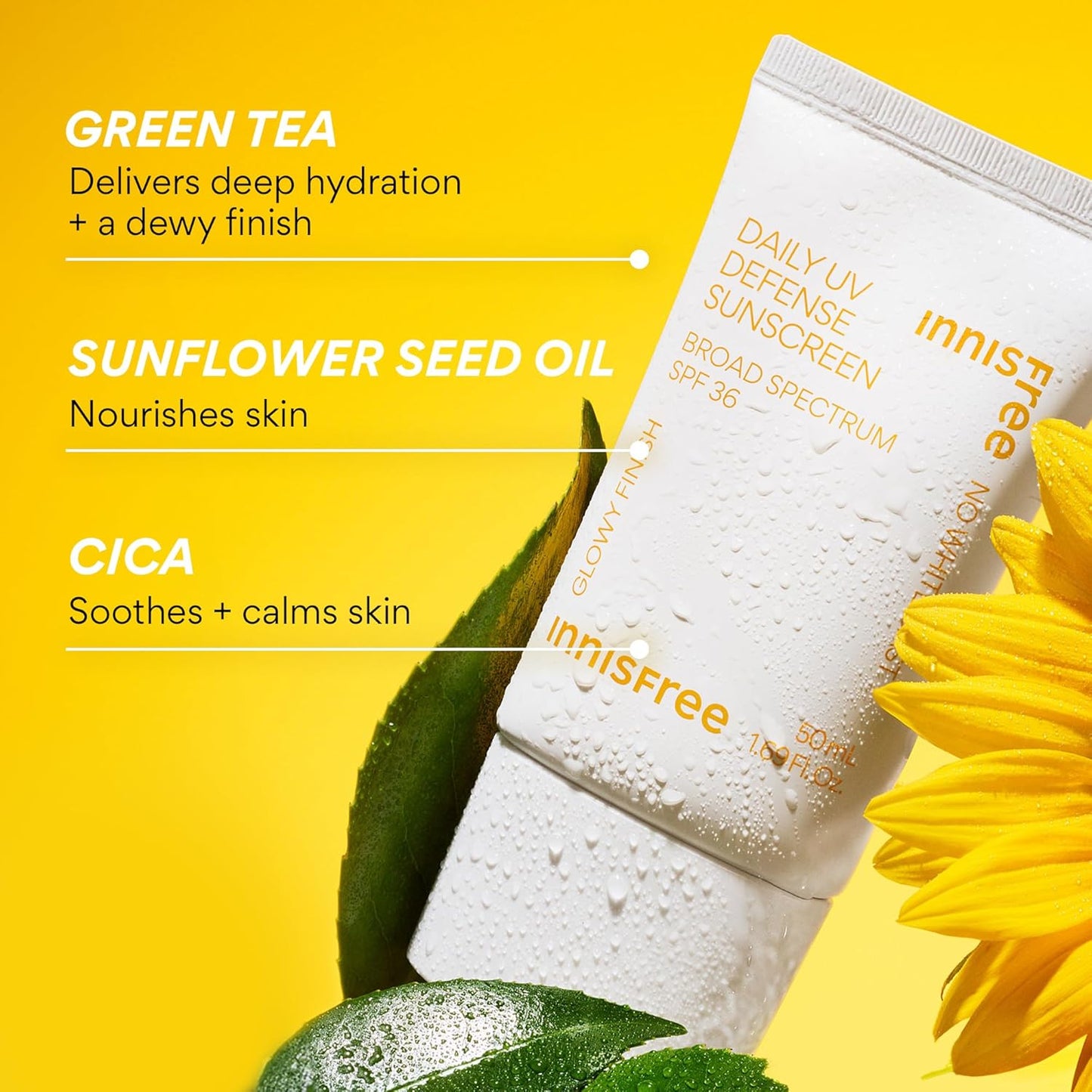 Lightweight Korean Sunscreen SPF 36 – Hydrating & Soothing Care