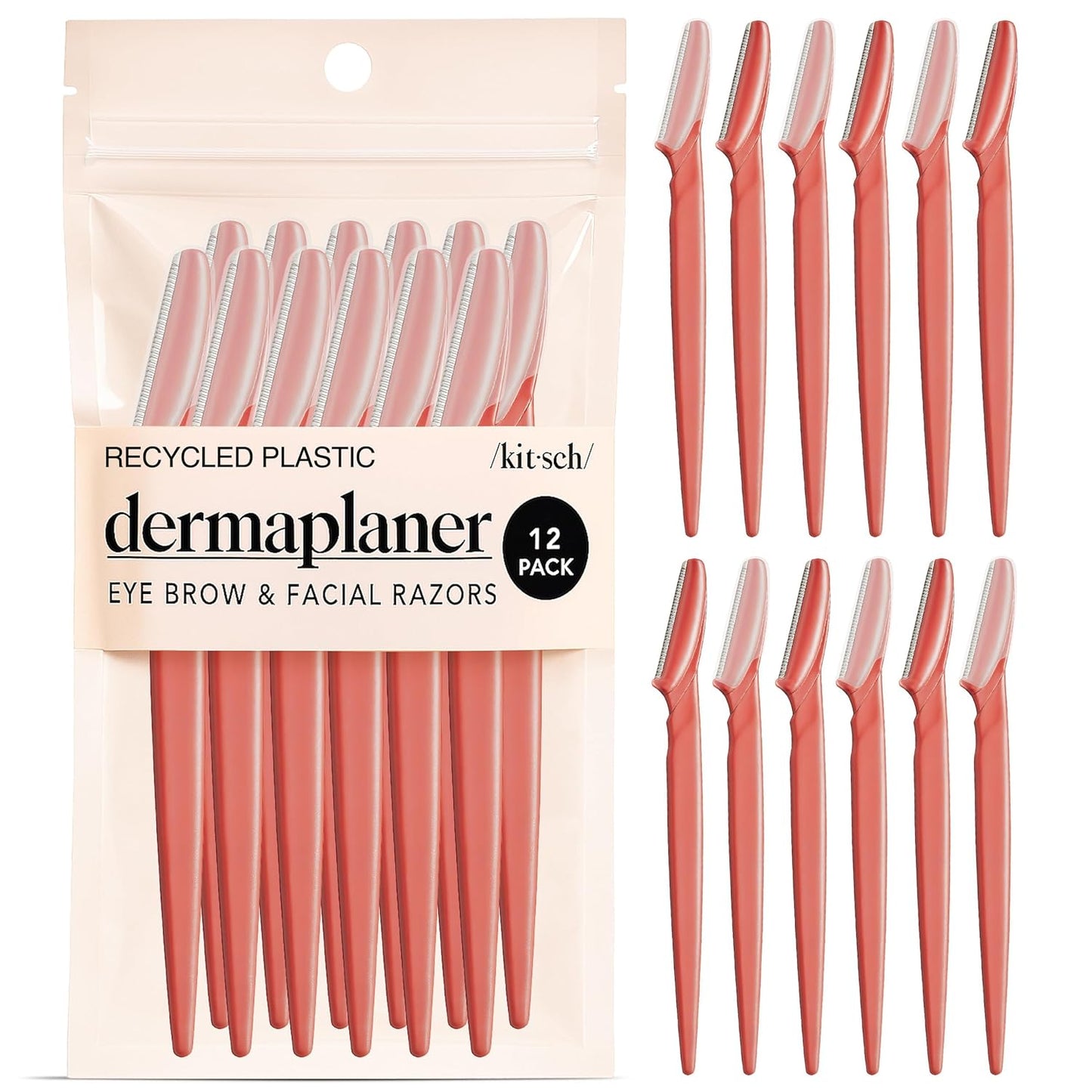 Face Razors for Women & Men – 12pc Dermaplane Exfoliating Set
