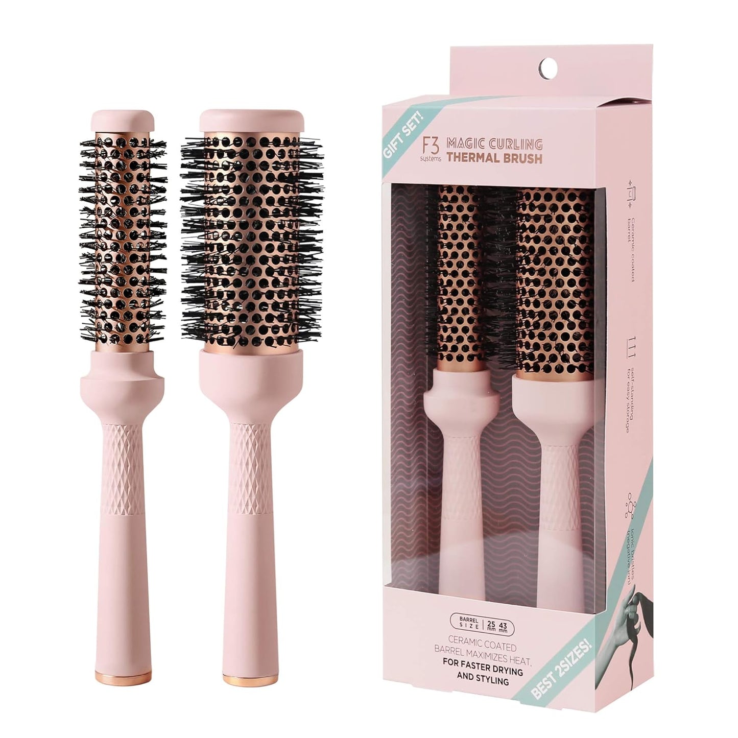 Magic Curling Thermal Brush - Ceramic Blowout with Even Heat