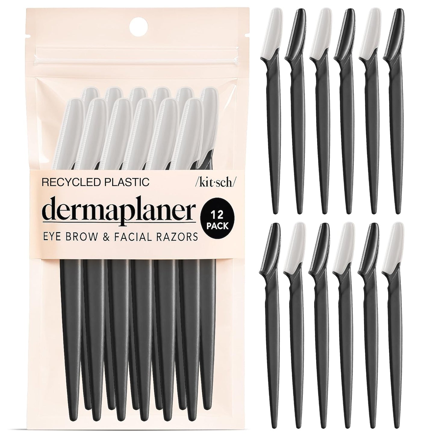 Face Razors for Women & Men – 12pc Dermaplane Exfoliating Set