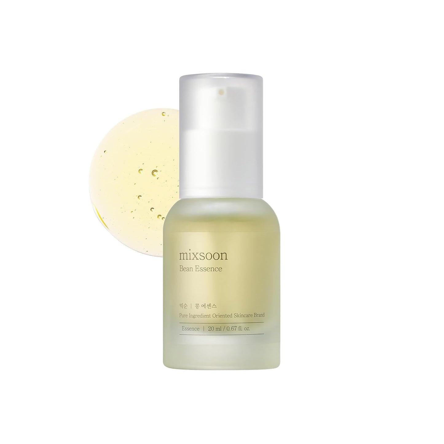 Mixsoon Bean Essence Exfoliating Hydrating for Face Fermented Bean Extract Hyaluronic Acid Serum Korean Glass Skin Care 1.69 Fl Oz / 50Ml