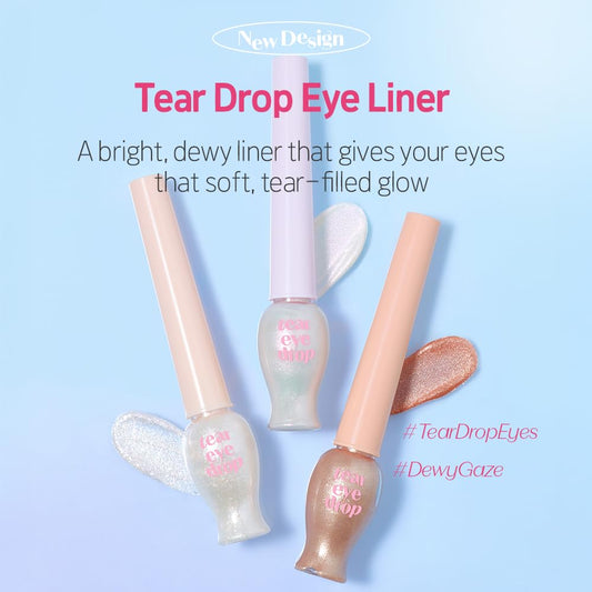 Crystal & Opal Glitter Eyeliner – Long-Lasting Korean Beauty