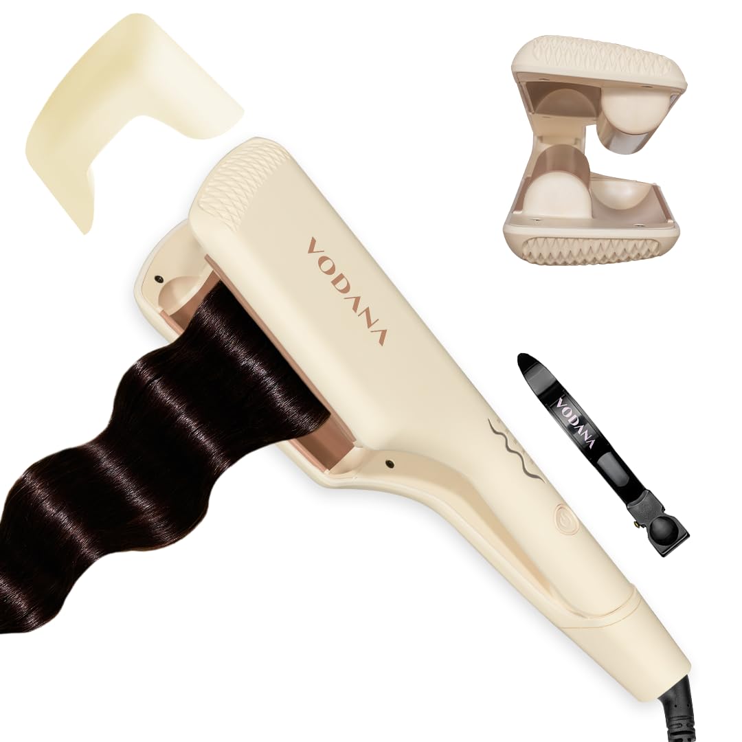 VODANA Triple Flow Hair Waver with Ceramic Dual Barrels
